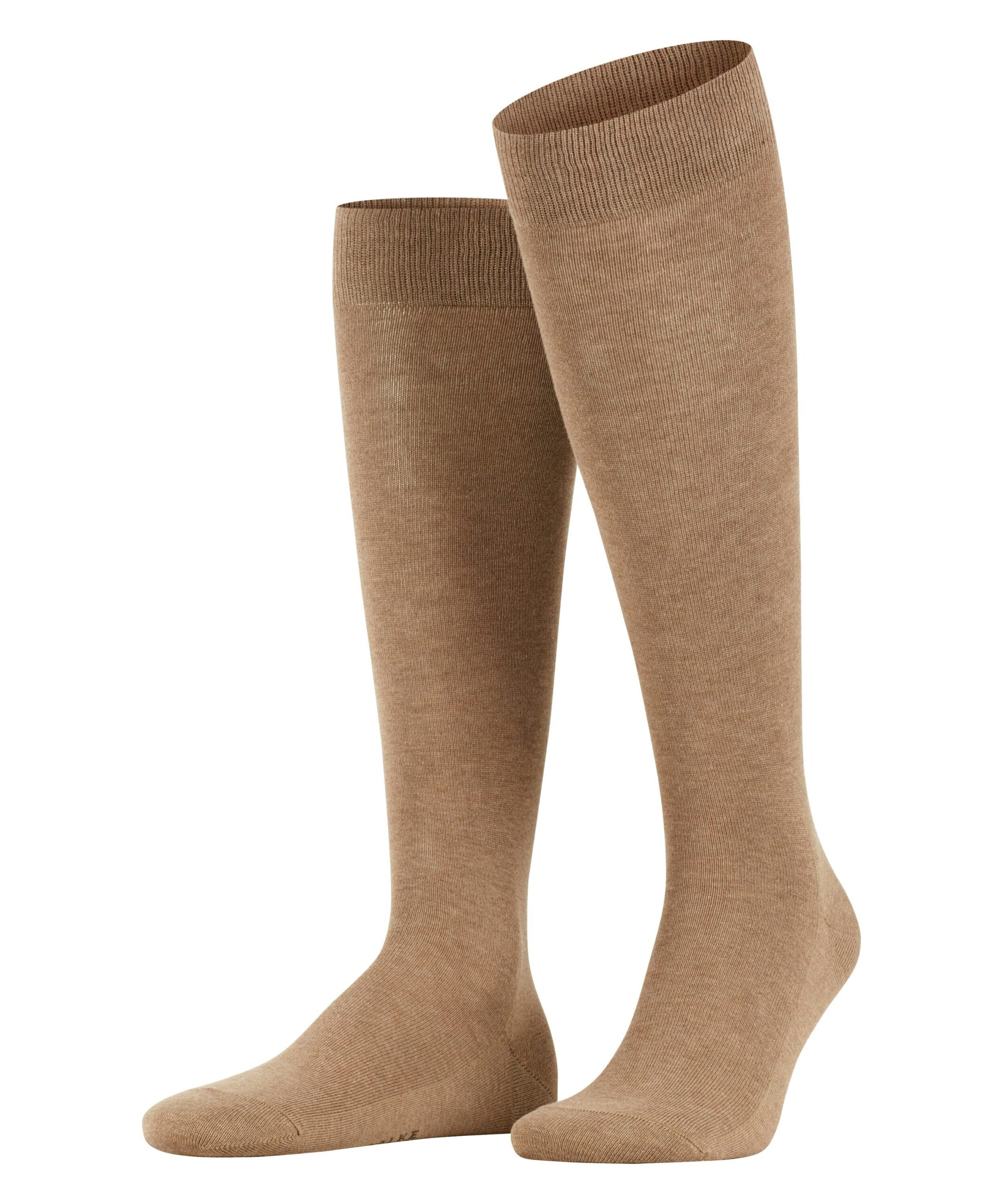 FALKE Heren Kniekous Family Nutmeg