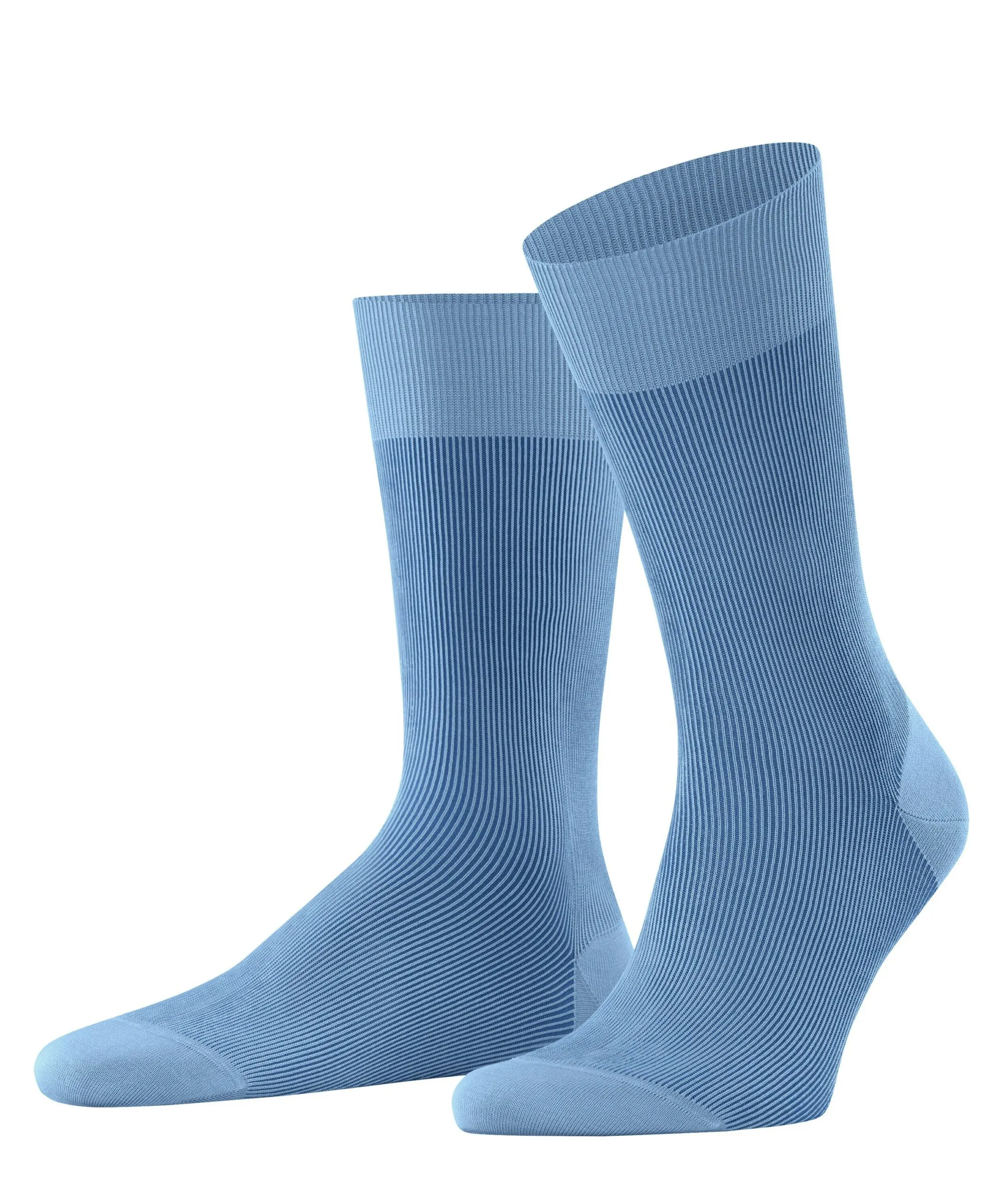FALKE Herensokken Fine Shadow Cornflower Blue