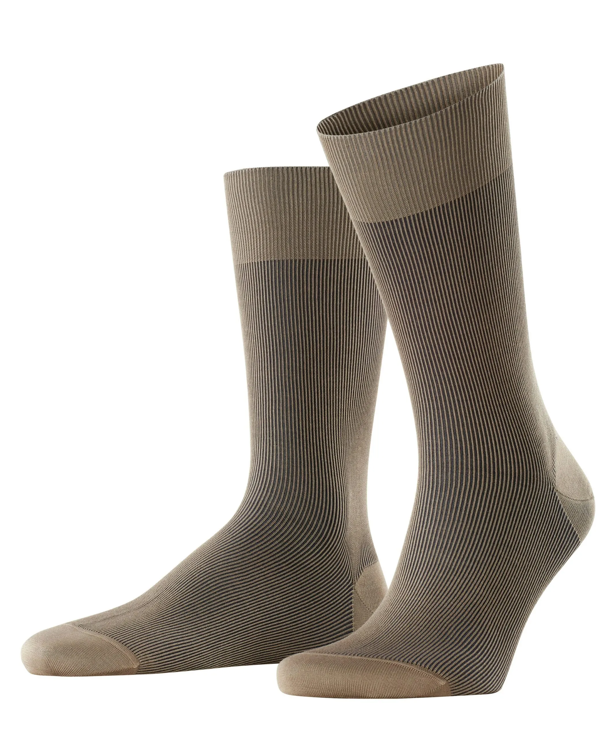 FALKE Herensokken Fine Shadow Silbergrau