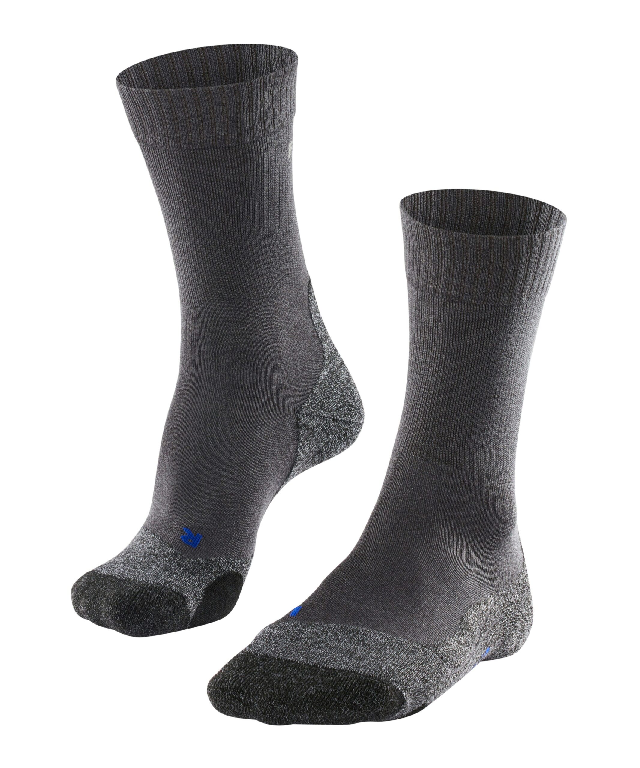 FALKE Heren Wandelsokken TK2 Cool Asphalt Melange