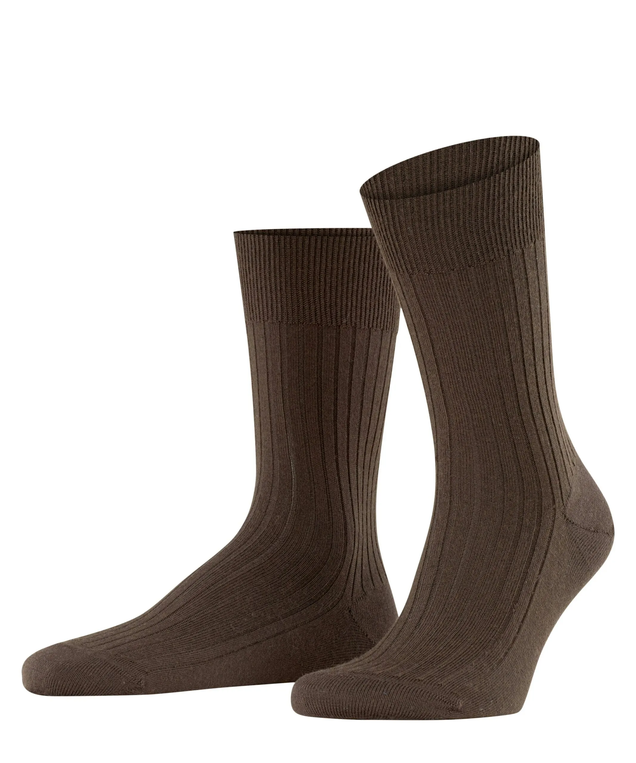 FALKE Herensokken Bristol Pure Bruin