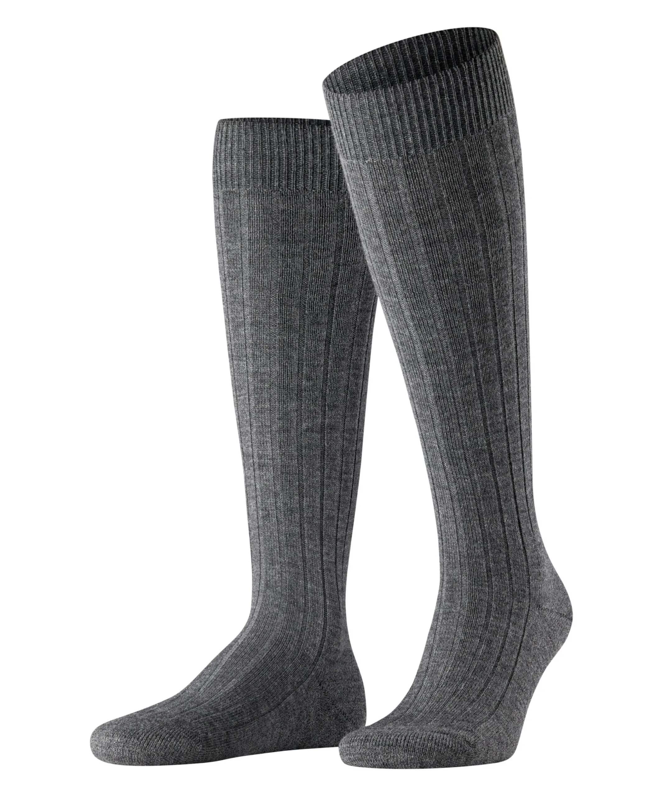 FALKE Heren Kniekous Teppich Im Schuh Grijs