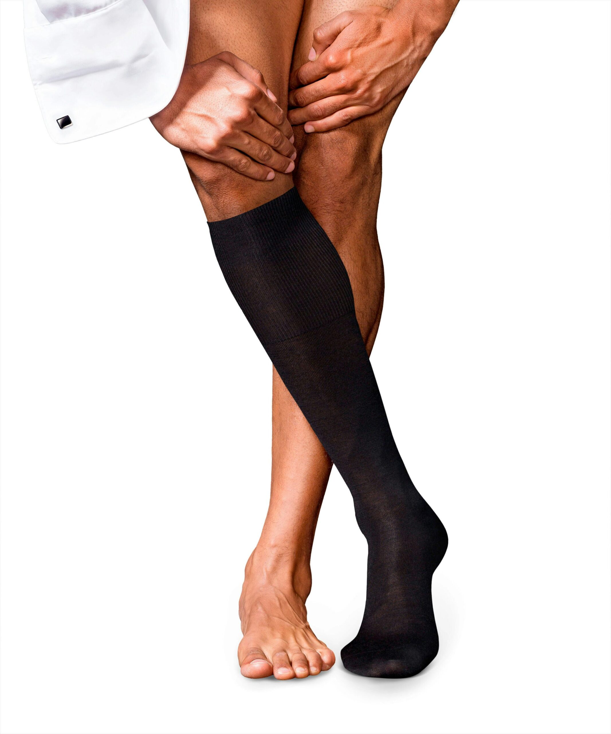 FALKE Heren Kniekous No.6 Kh Zwart