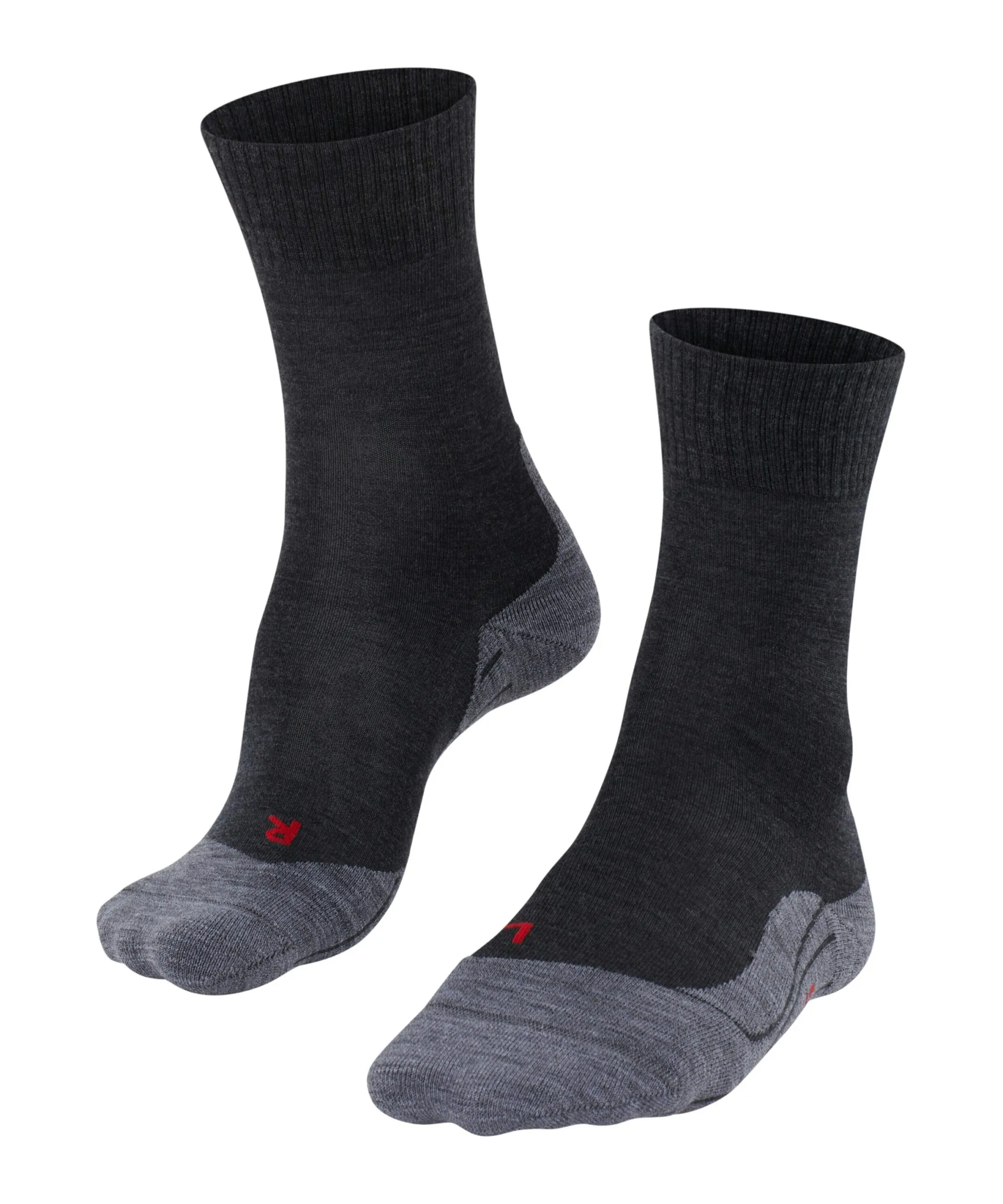 FALKE Heren Wandelsokken TK5 Asphalt Melange