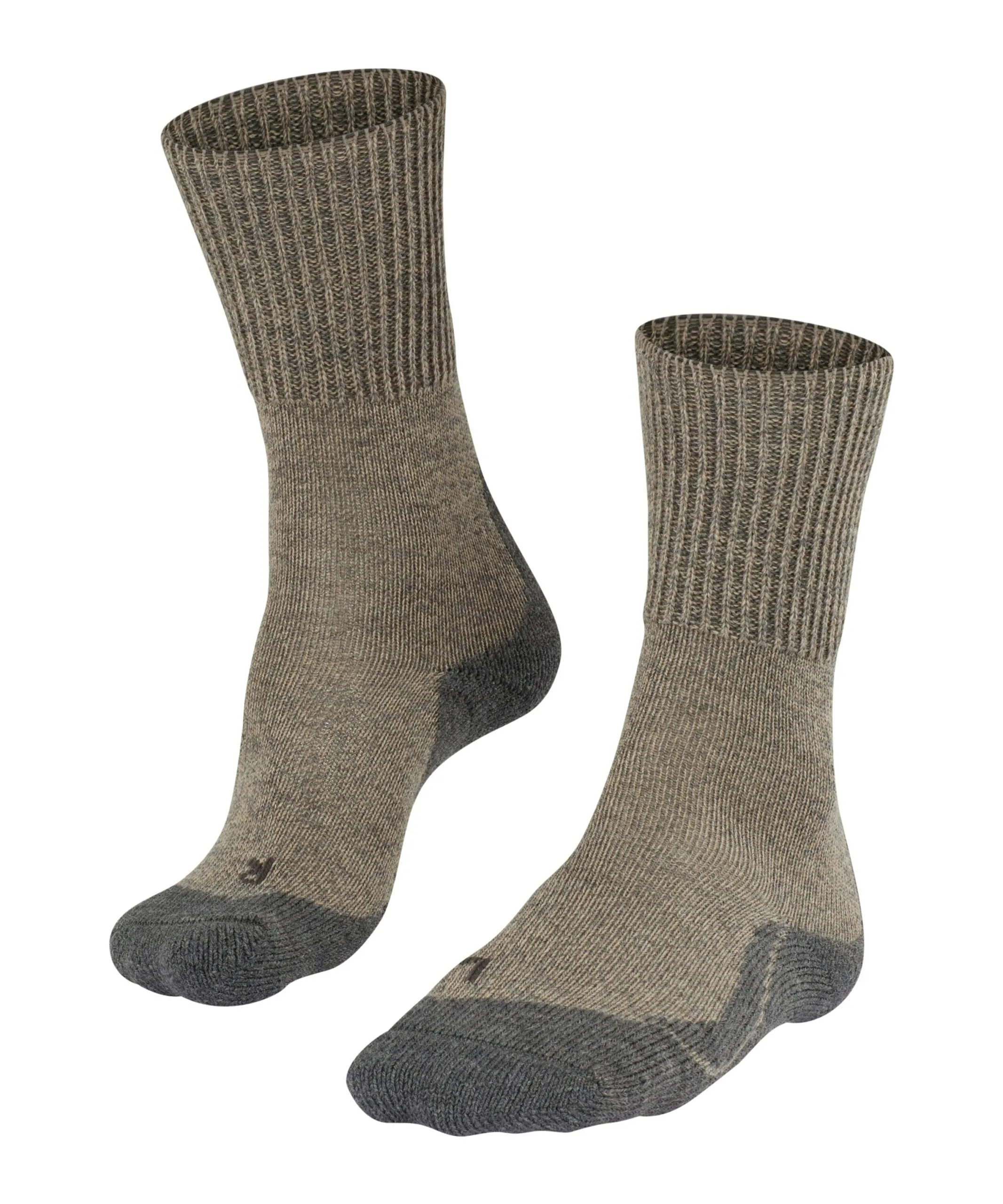 FALKE Heren Wandelsokken TK1 Wool Kitt Mouline