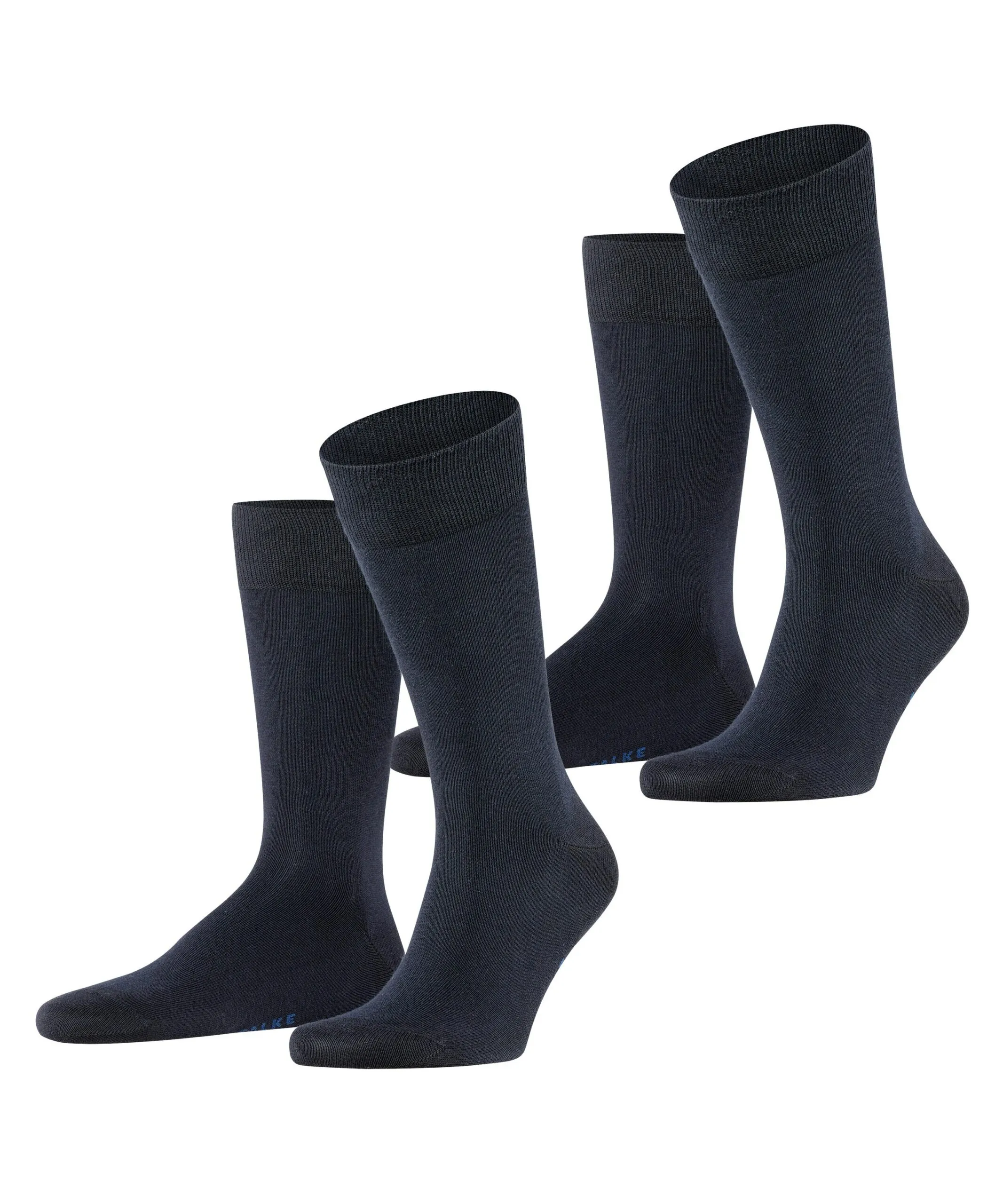 FALKE Herensokken Happy 2-Pack Dark Navy