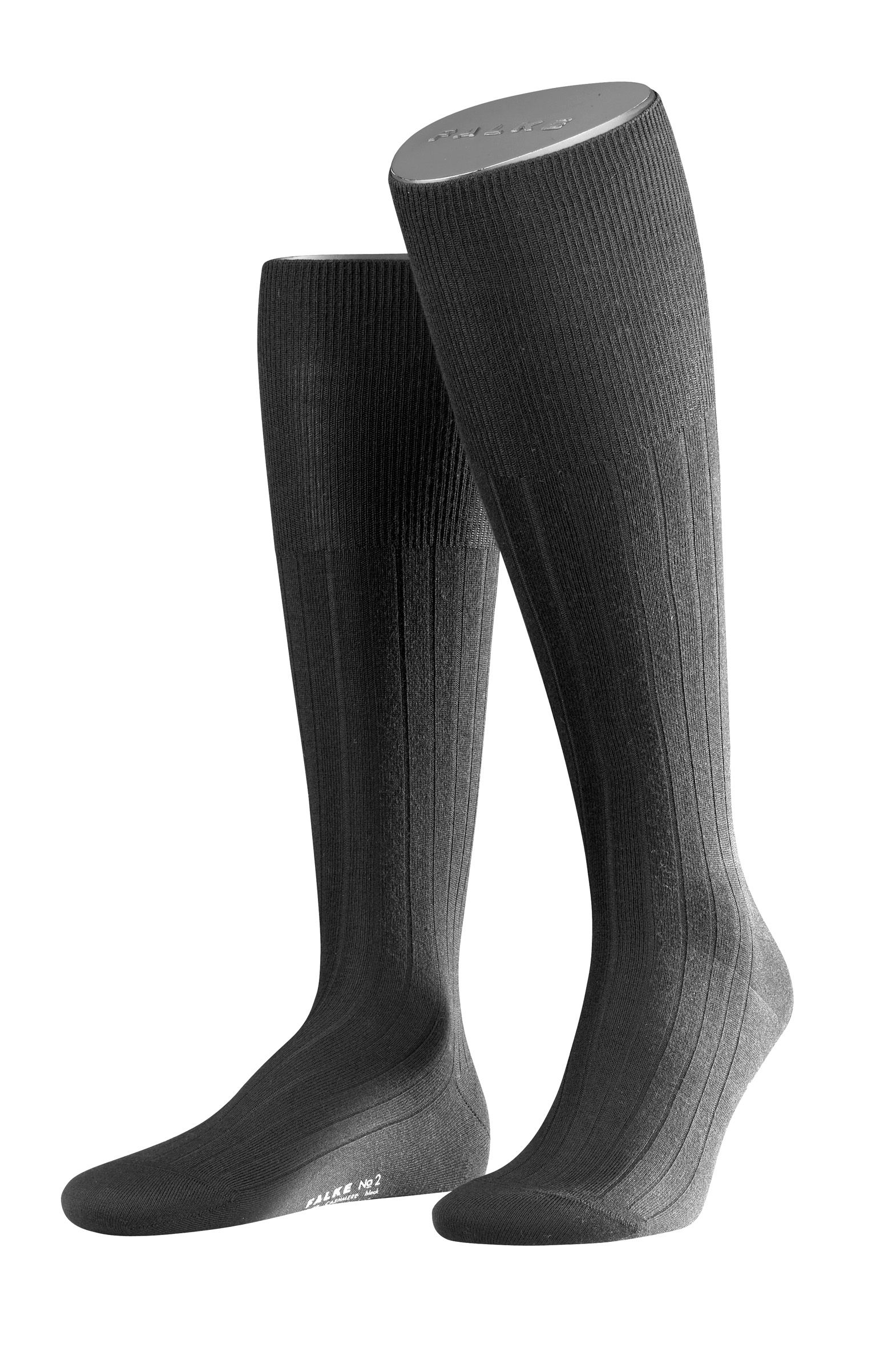 FALKE Heren Kniekous No.2 Kh Zwart
