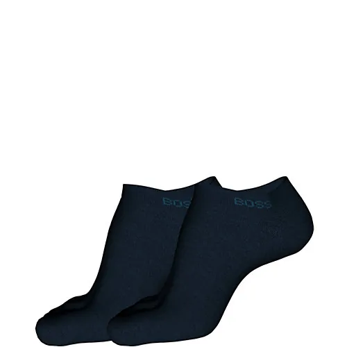 Hugo Boss Heren Sneakersokken 2-Pack Dark Navy