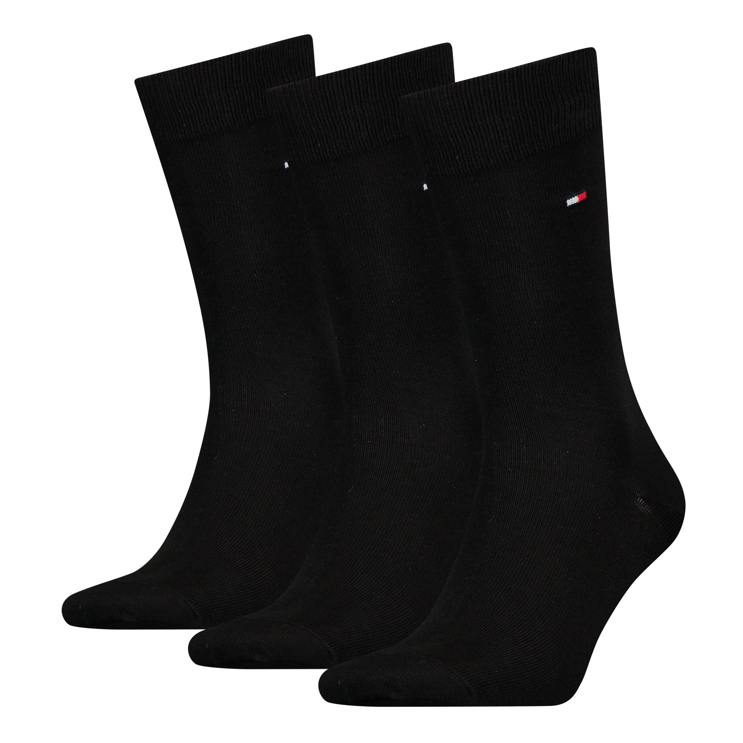 Tommy Hilfiger Herensokken Classic 3-Pack Zwart