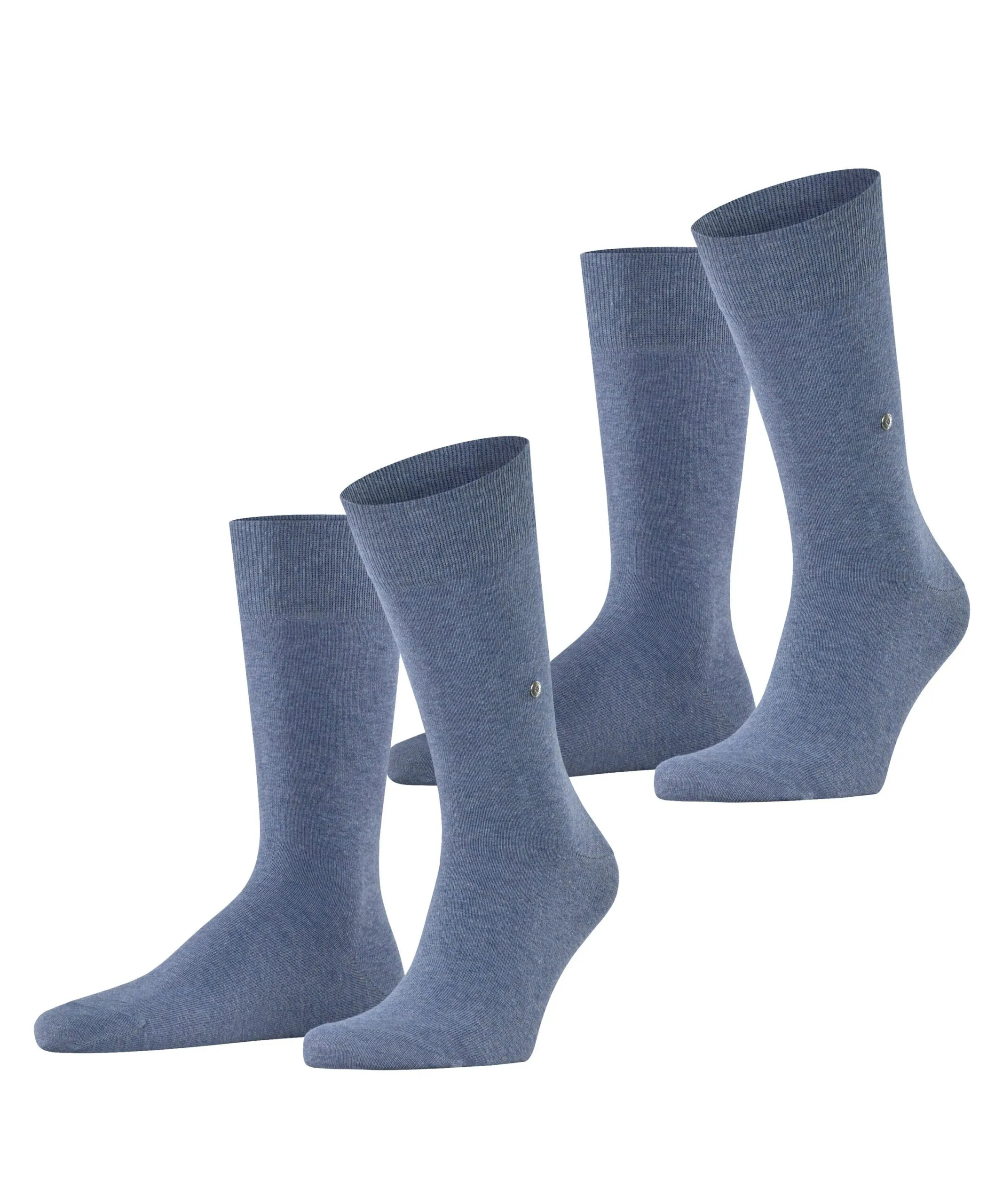 Burlington Herensokken Everyday 2-Pack Denim