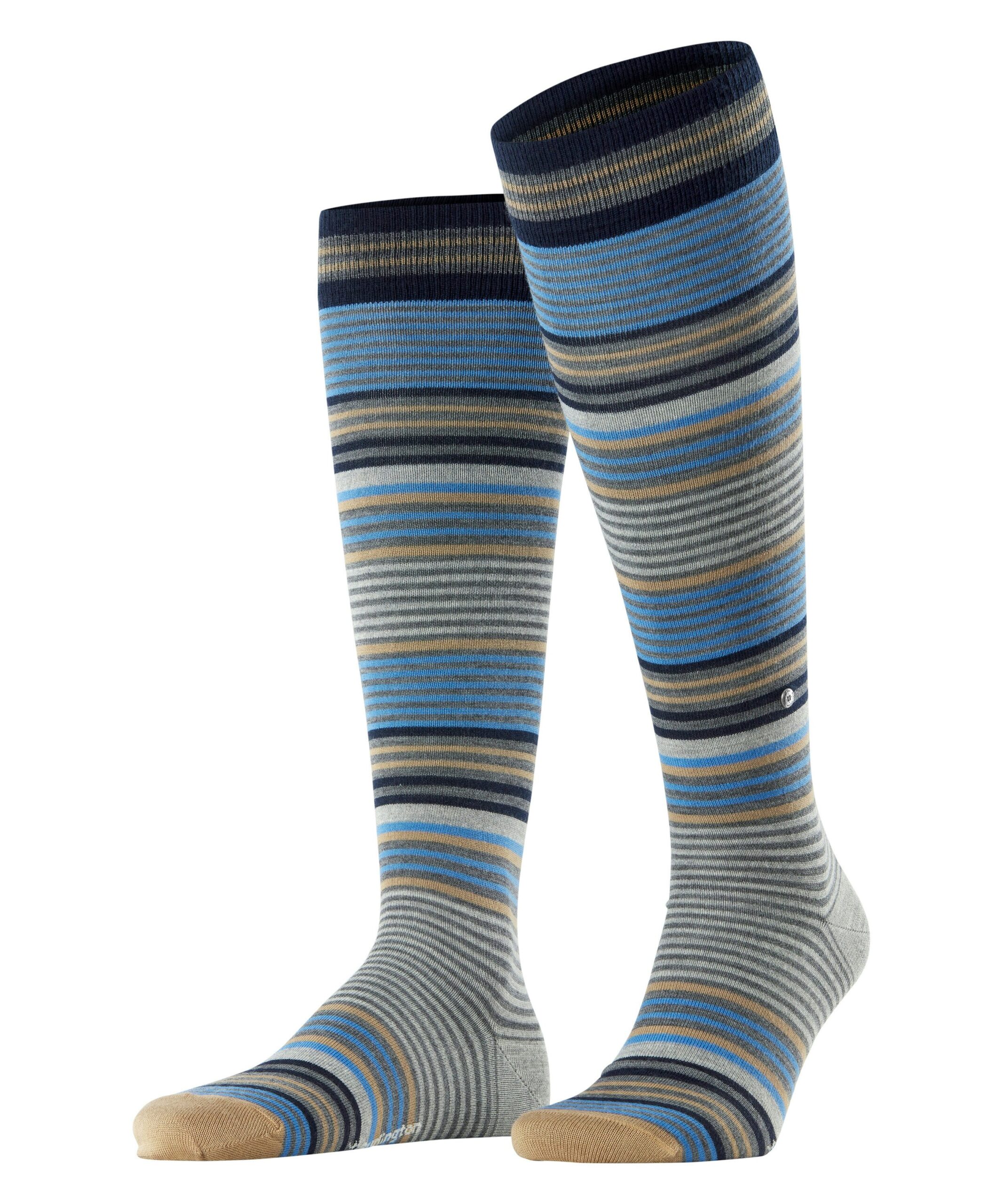 Burlington Heren Kniekous Stripe 3070