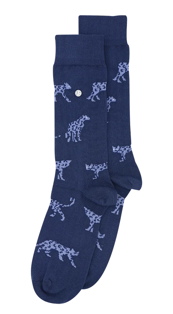 Alfredo Gonzales Sokken Jaquar Blauw