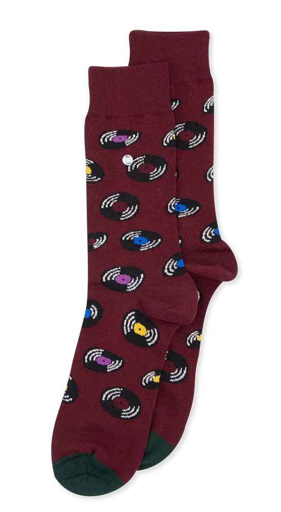 Alfredo Gonzales Sokken Vinyl Bordeaux