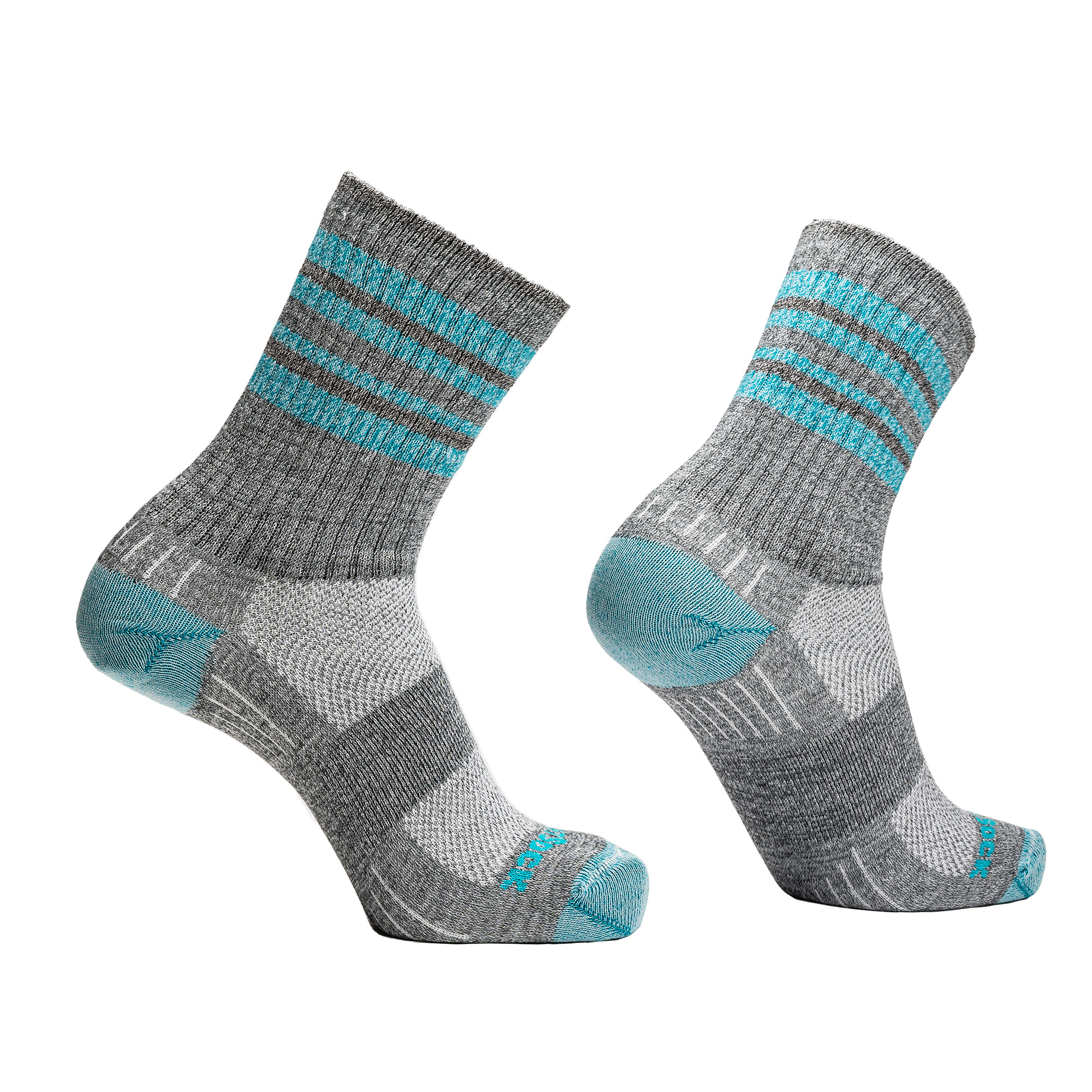 Wrightsock Unisex Sokken Escape Turquise Stripe