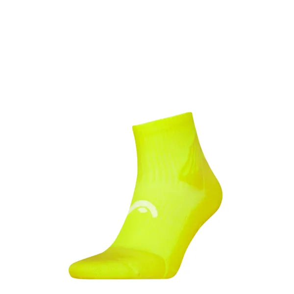 HEAD Unisex Quarter Tennissokken Geel