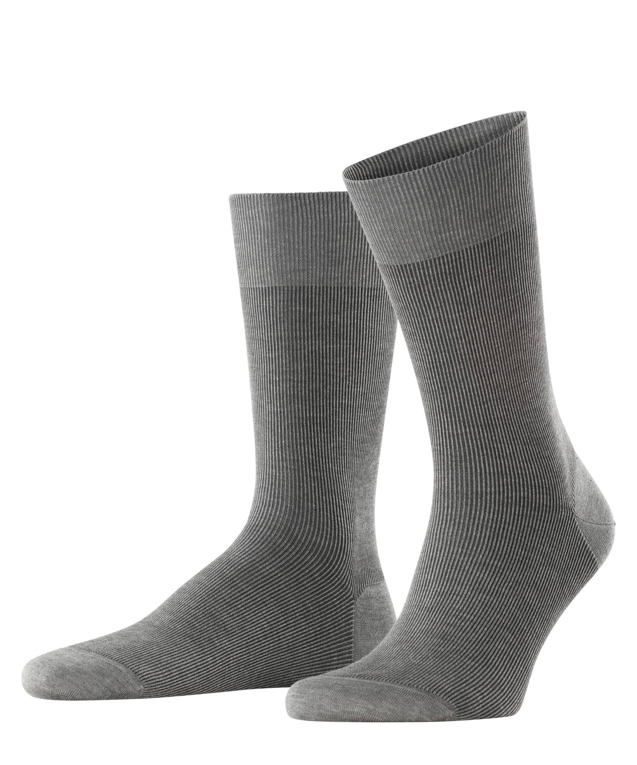 FALKE Herensokken Fine Shadow Steel Melange