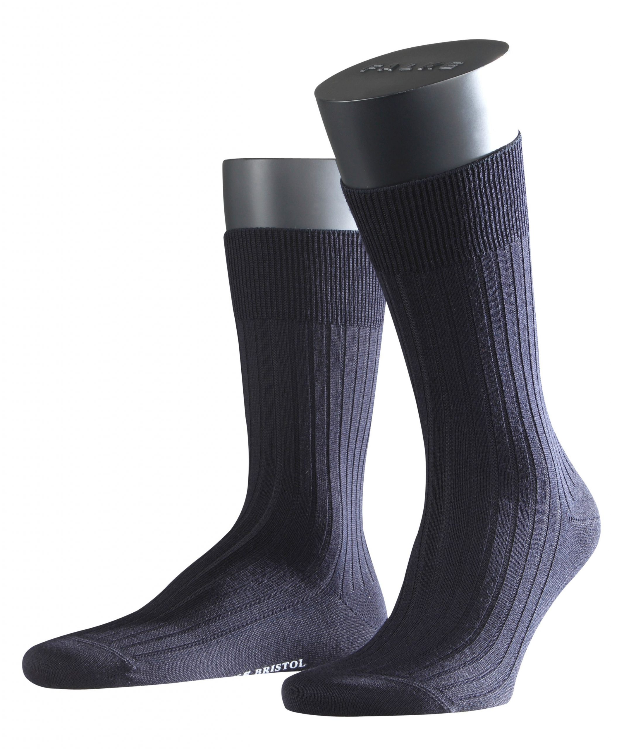 FALKE Herensokken Bristol Pure Dark Navy