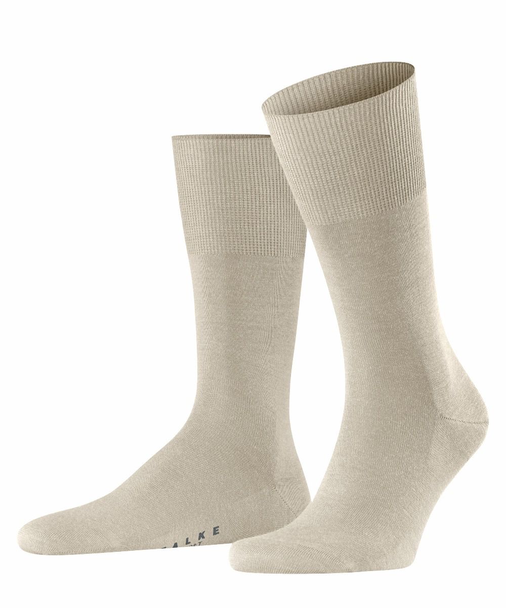 FALKE Herensokken Airport Beige Melange