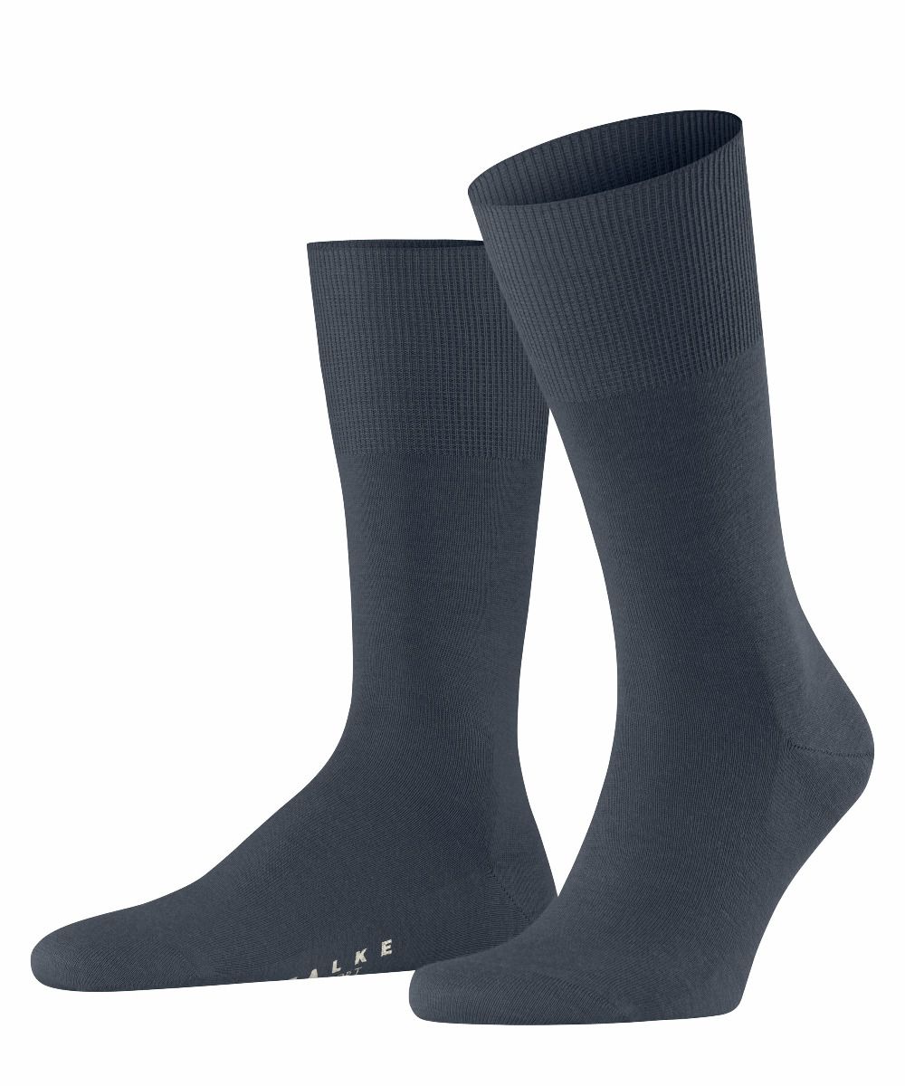 FALKE Herensokken Airport Dark Blue Melange