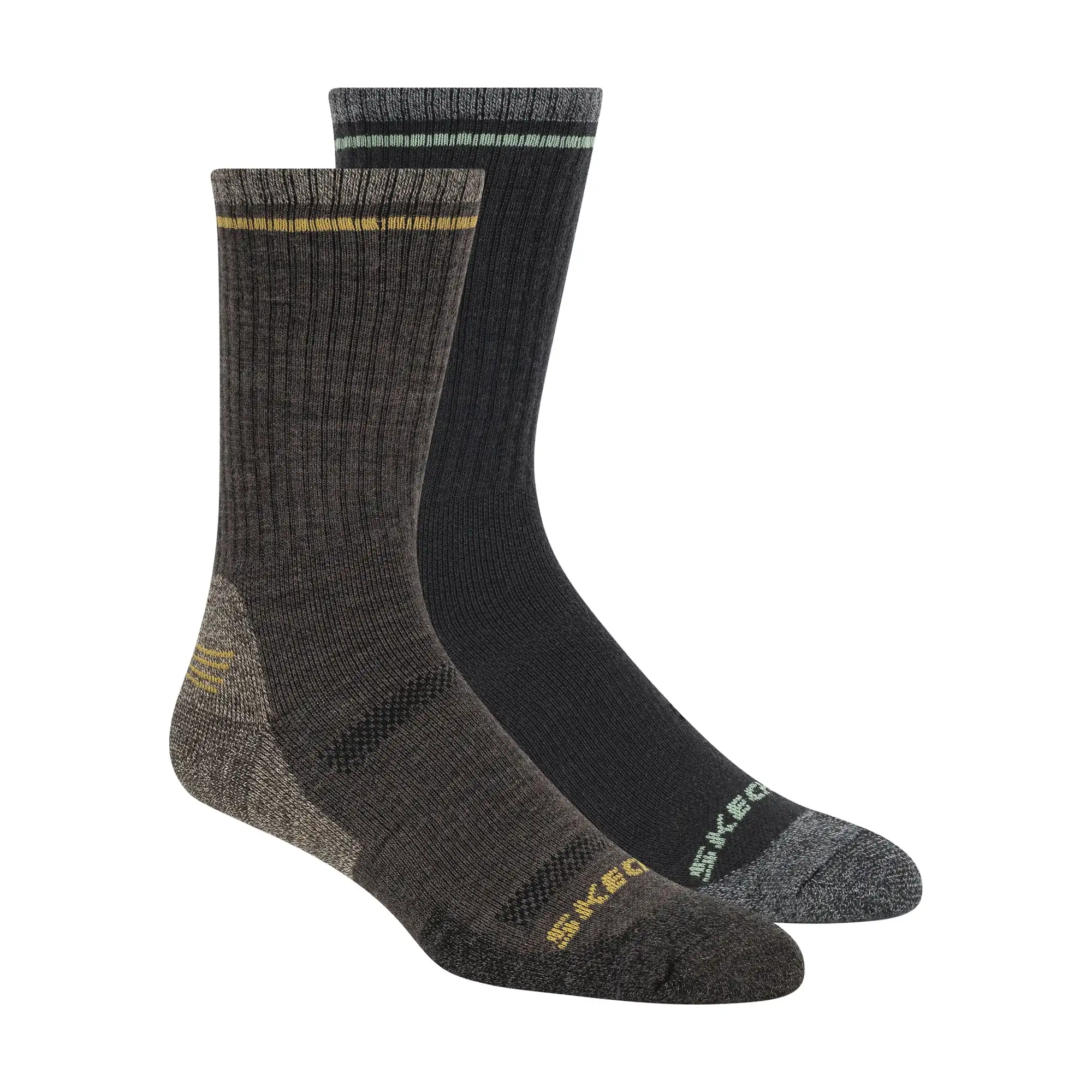 Skechers Heren Wandelsokken Wol 2-Pack Antraciet