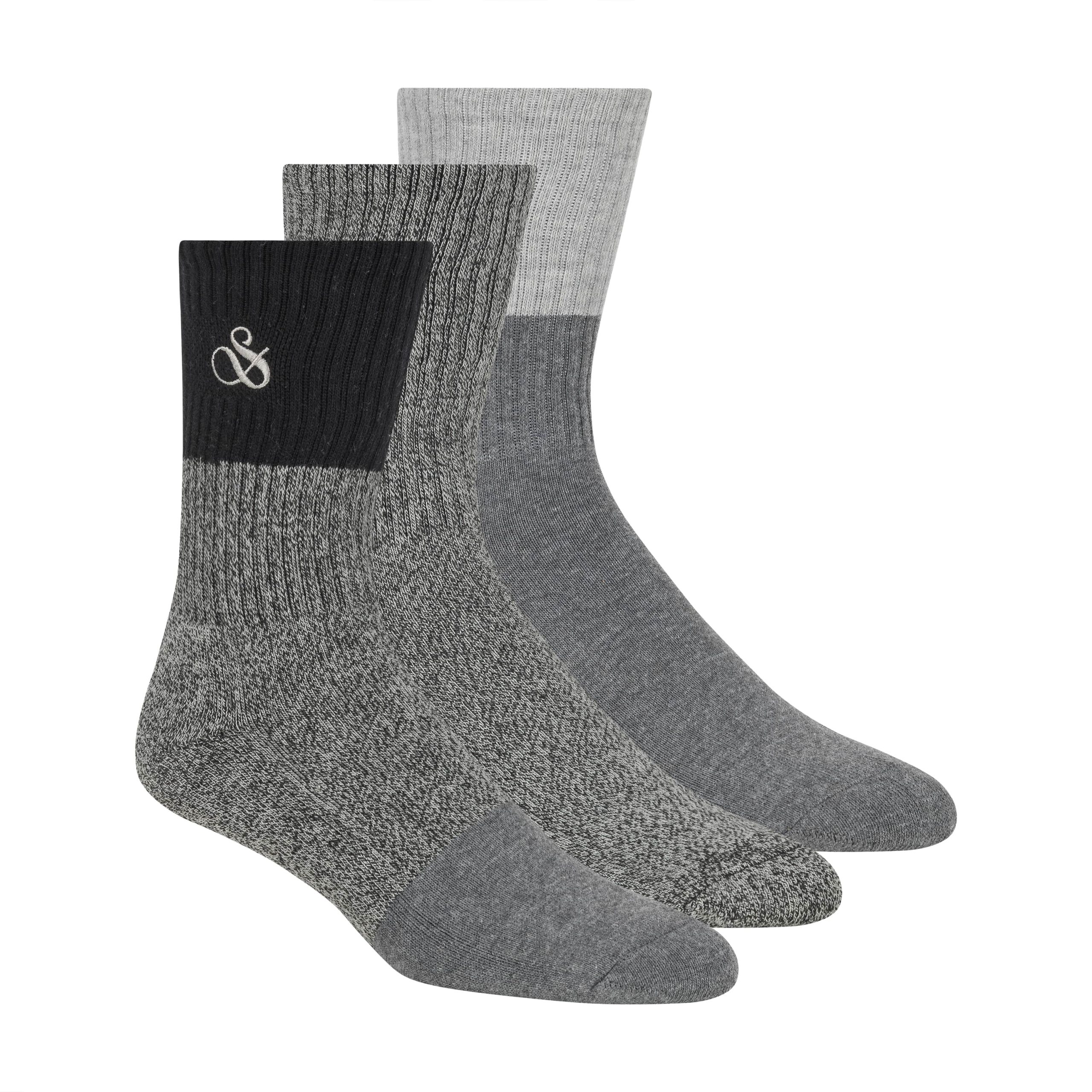 Scotch & Soda Herensokken Cushioned 3-Pack Zwart