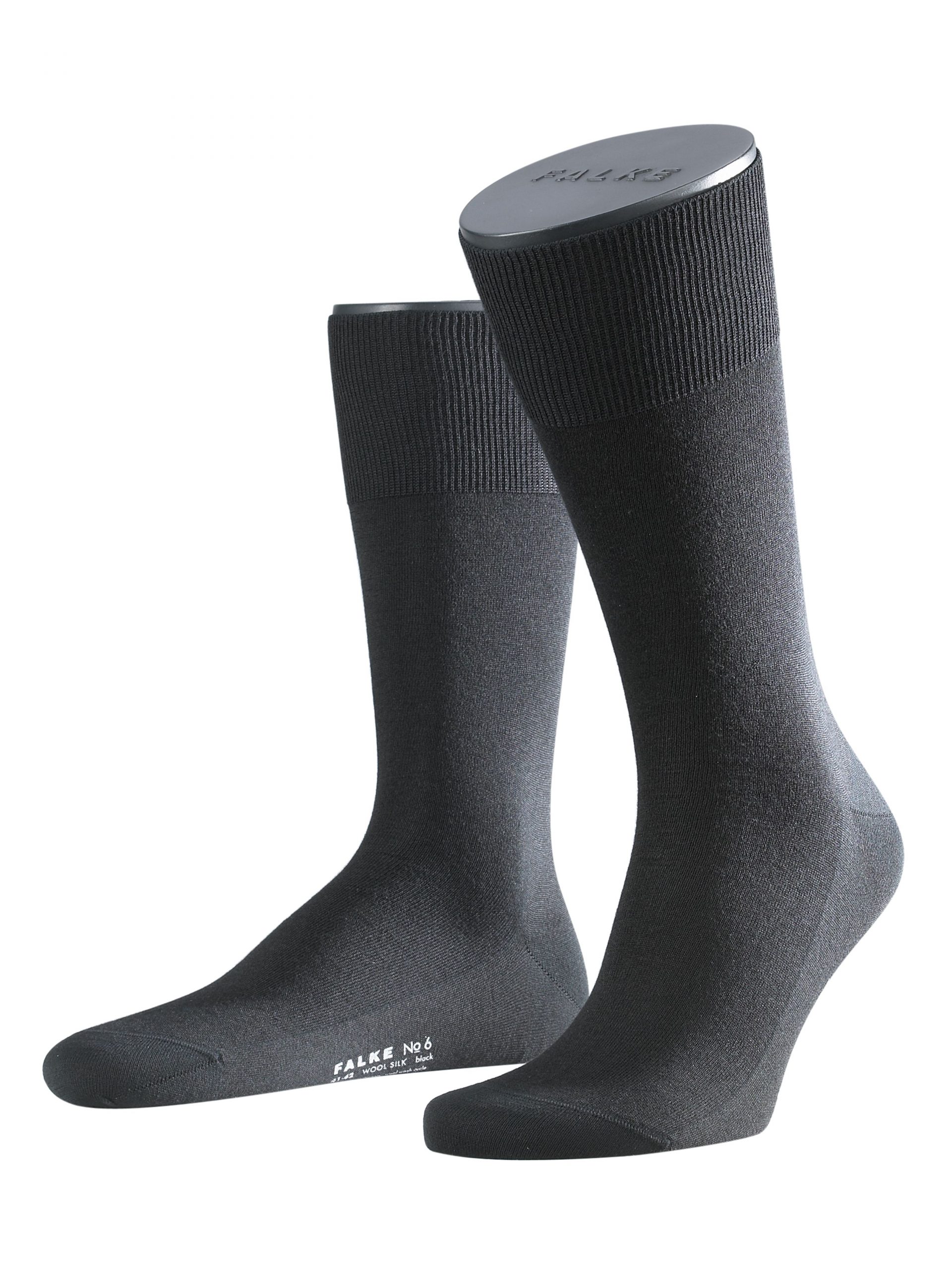 FALKE Herensokken No.6 Zwart