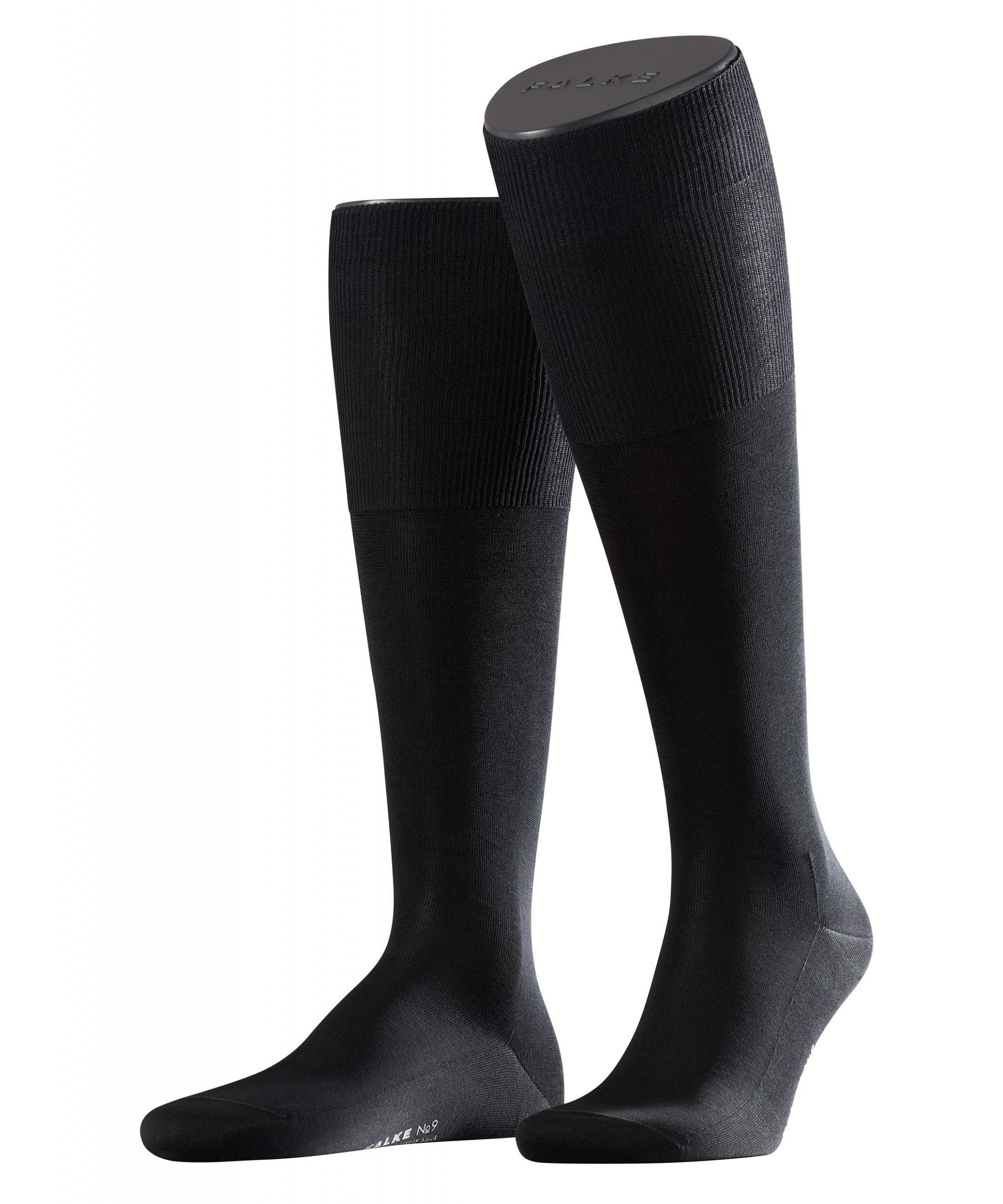 FALKE Heren Kniekous No.9 Kh Zwart