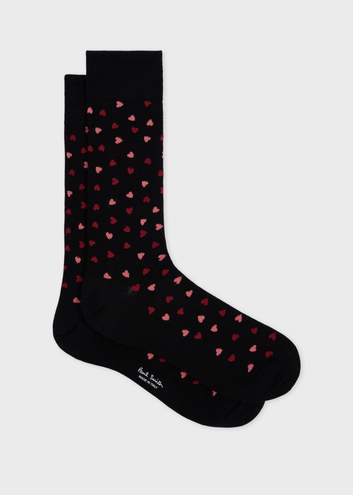 Paul Smith Herensokken Hearts Zwart