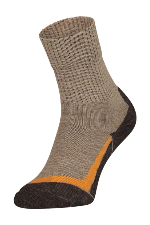 Soga by Eureka Unisex Merinowollen Wandelsokken Beige