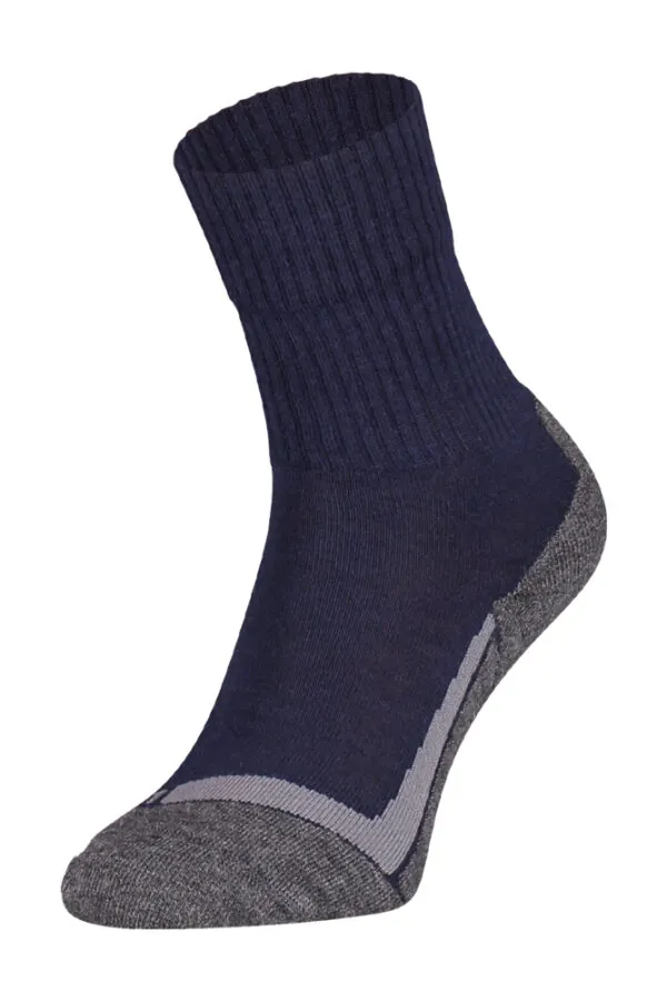 Soga by Eureka Unisex Merinowollen Wandelsokken Marine