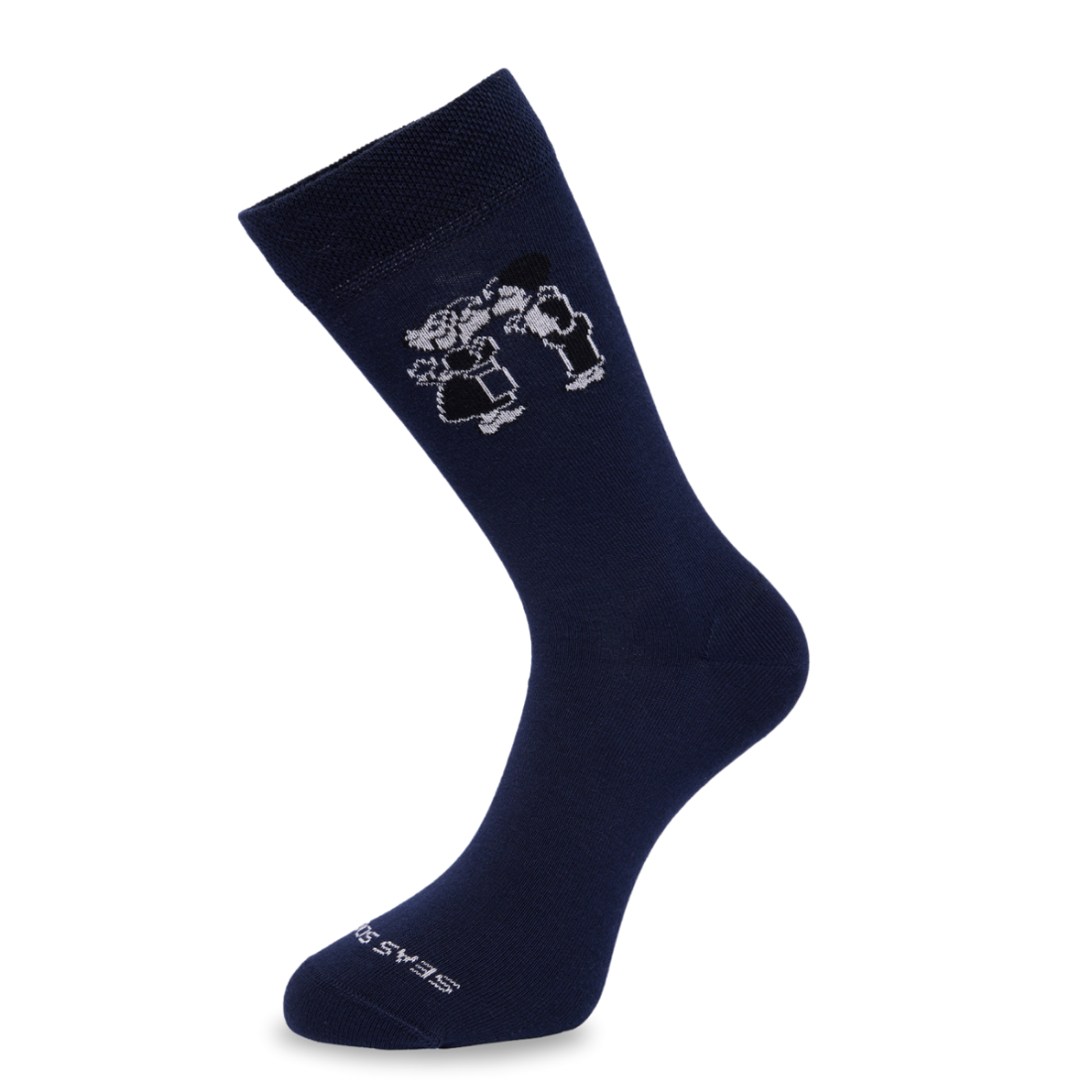 Seas Socks Unisex sokken Squid Blauw