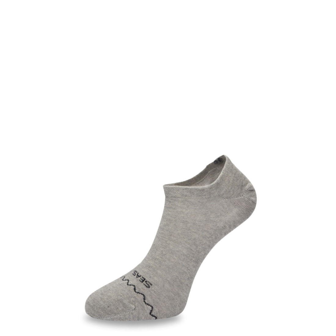 Seas Socks Unisex Sneakersokken Asp Grijs