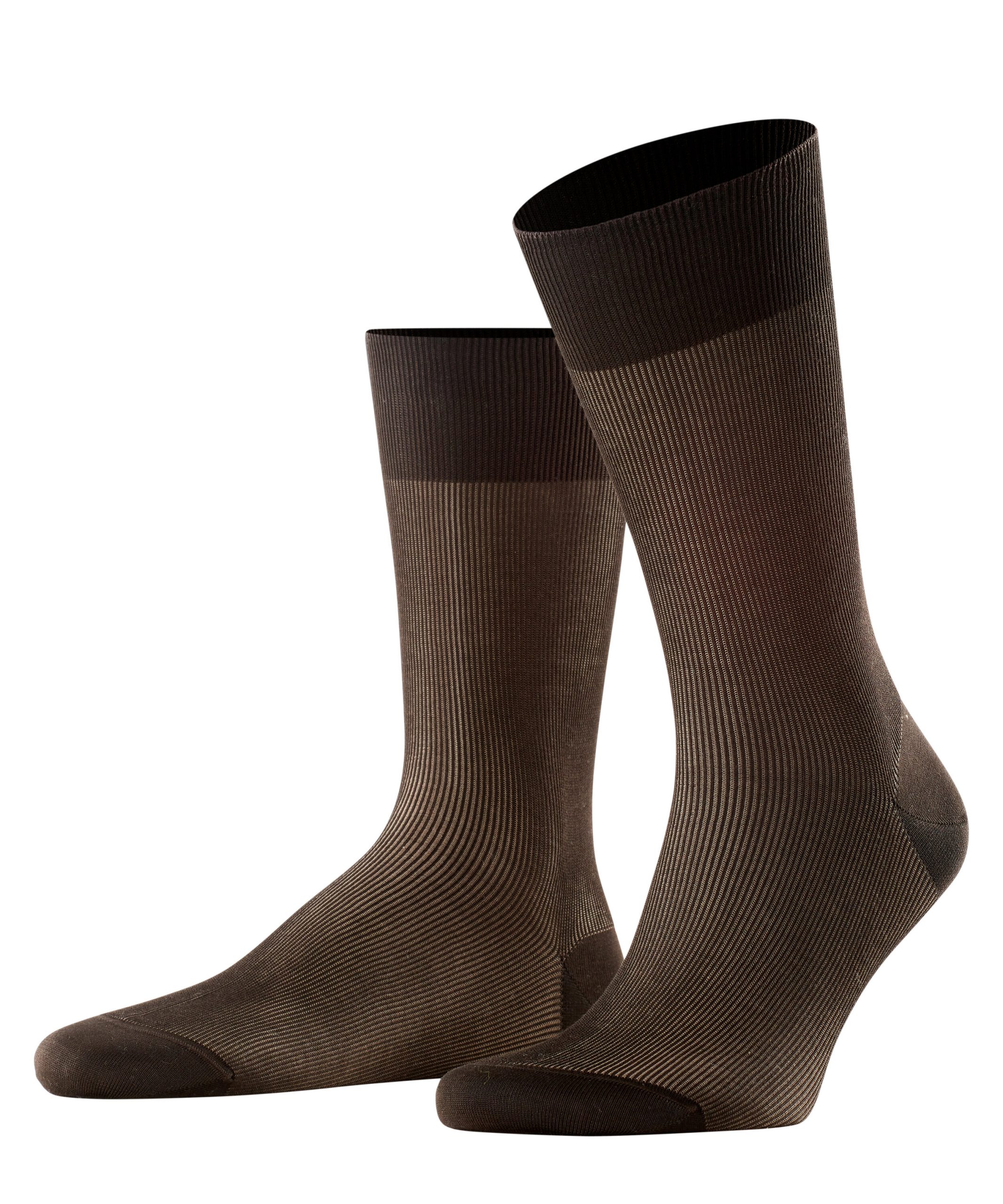 FALKE Herensokken Fine Shadow Brown