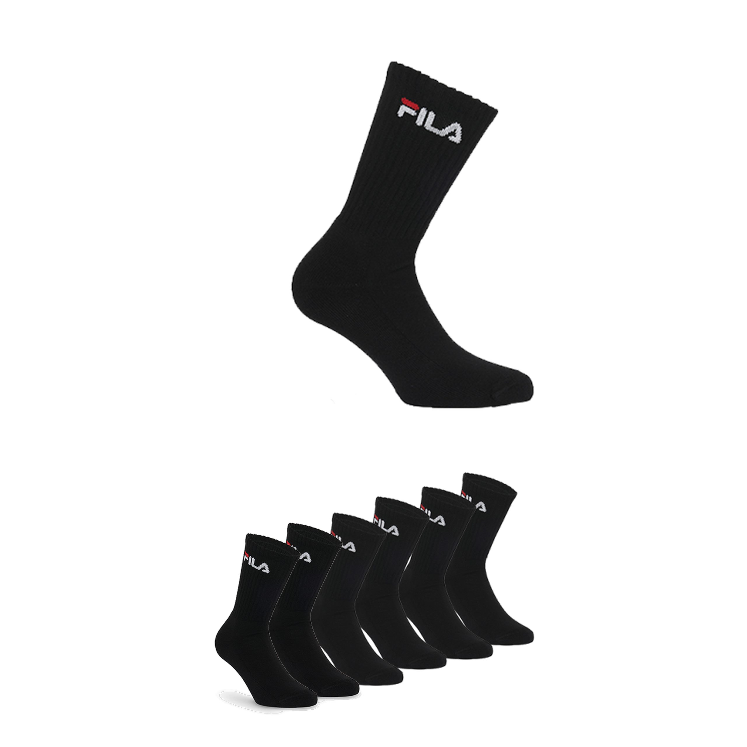 FILA Unisex Premium Sportsokken 2-Pack Wit