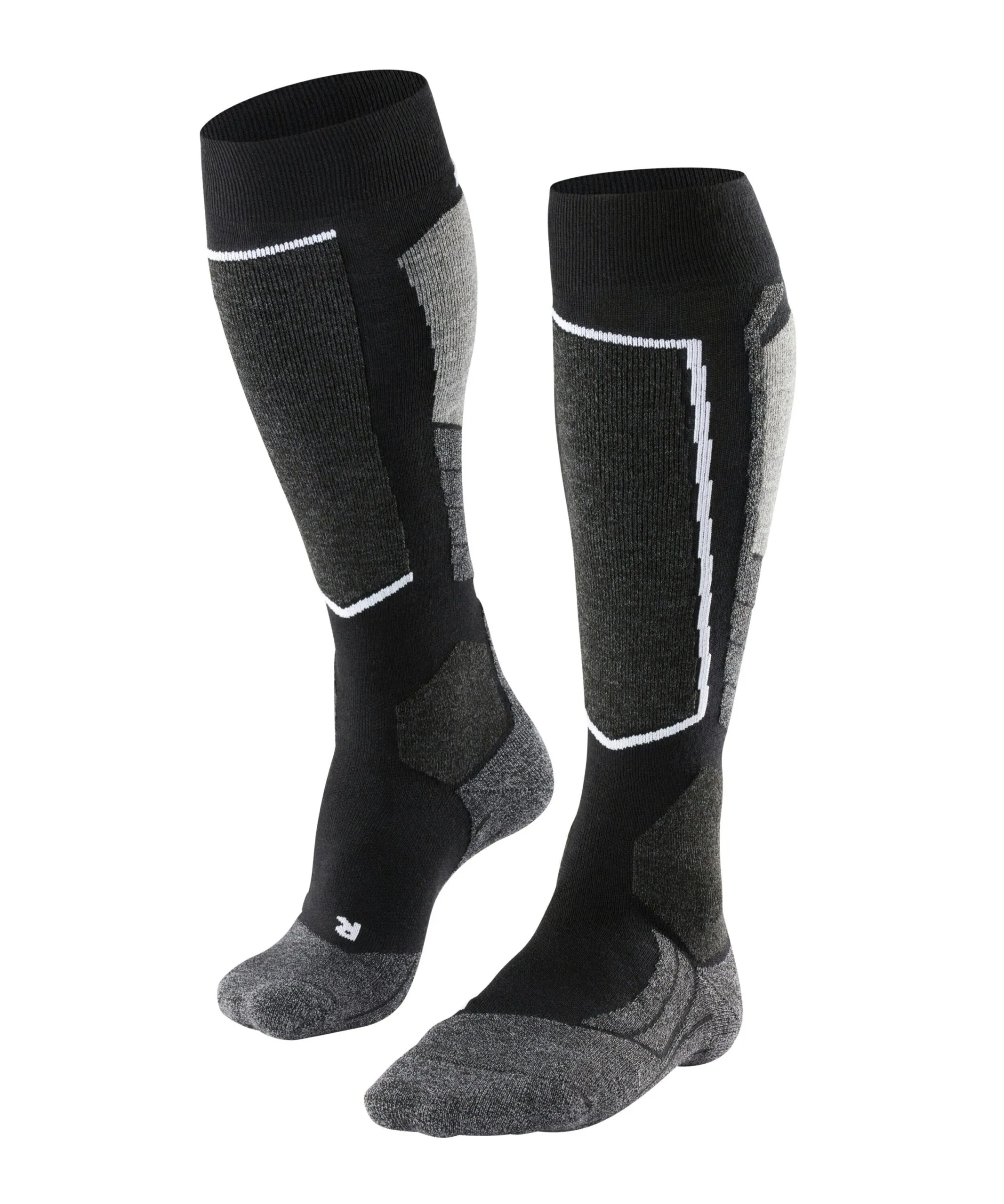 FALKE Heren Skisokken SK2 Zwart Mix