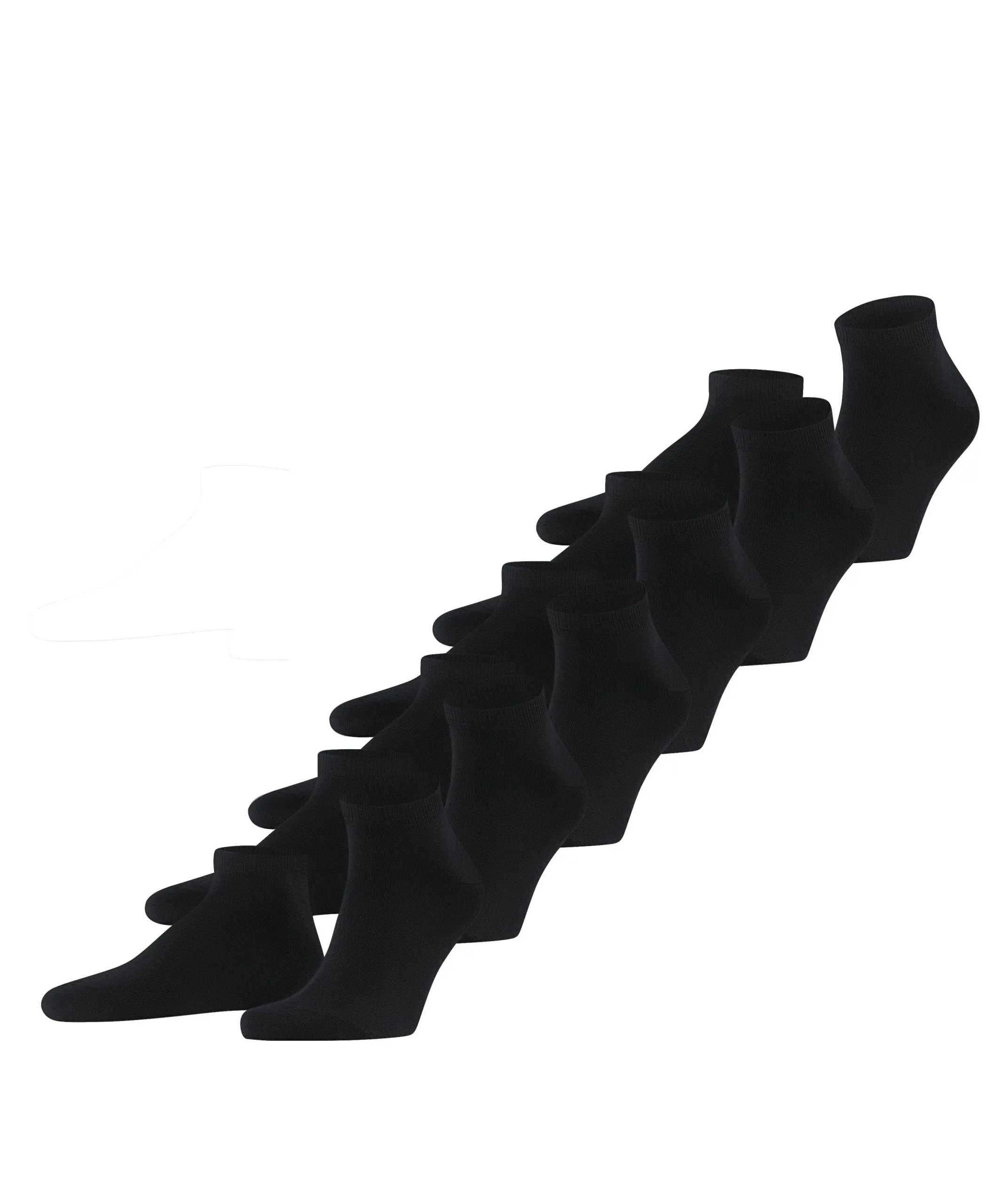 FALKE Heren Sneakersokken Happy 6-Pack Dark Navy