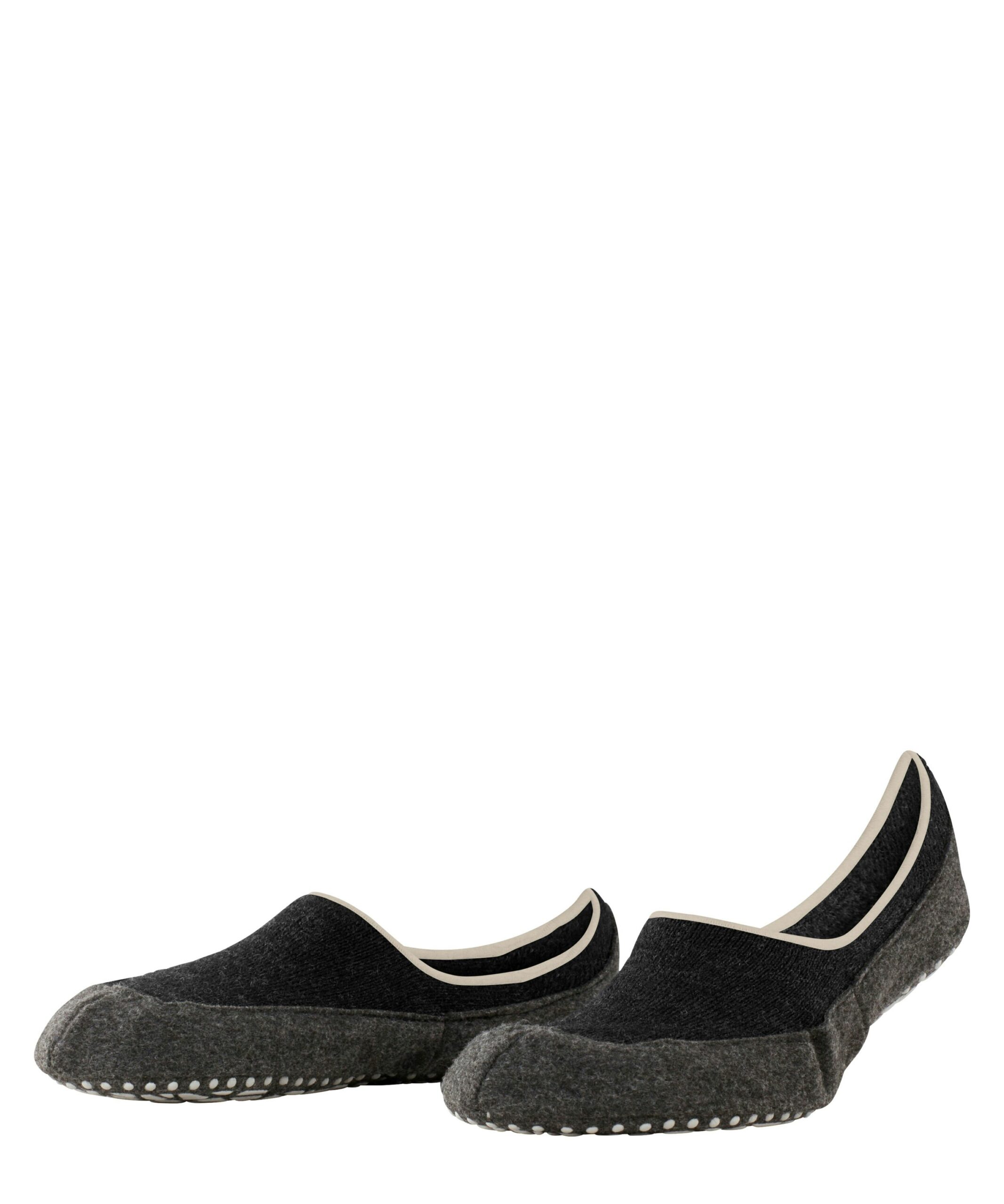 FALKE Heren Huissokken Cosy Slipper Antraciet
