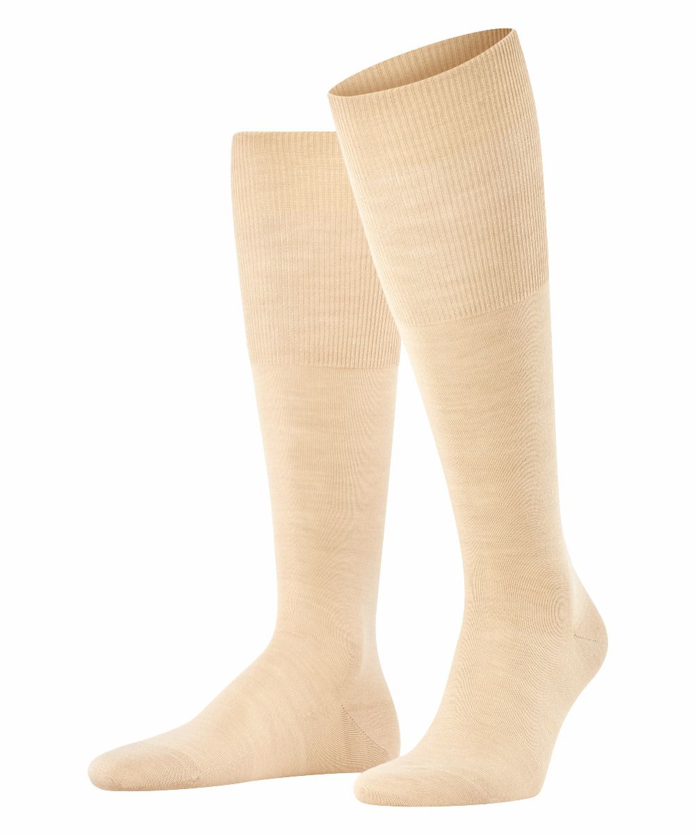FALKE Heren Kniekous Airport Sand Melange