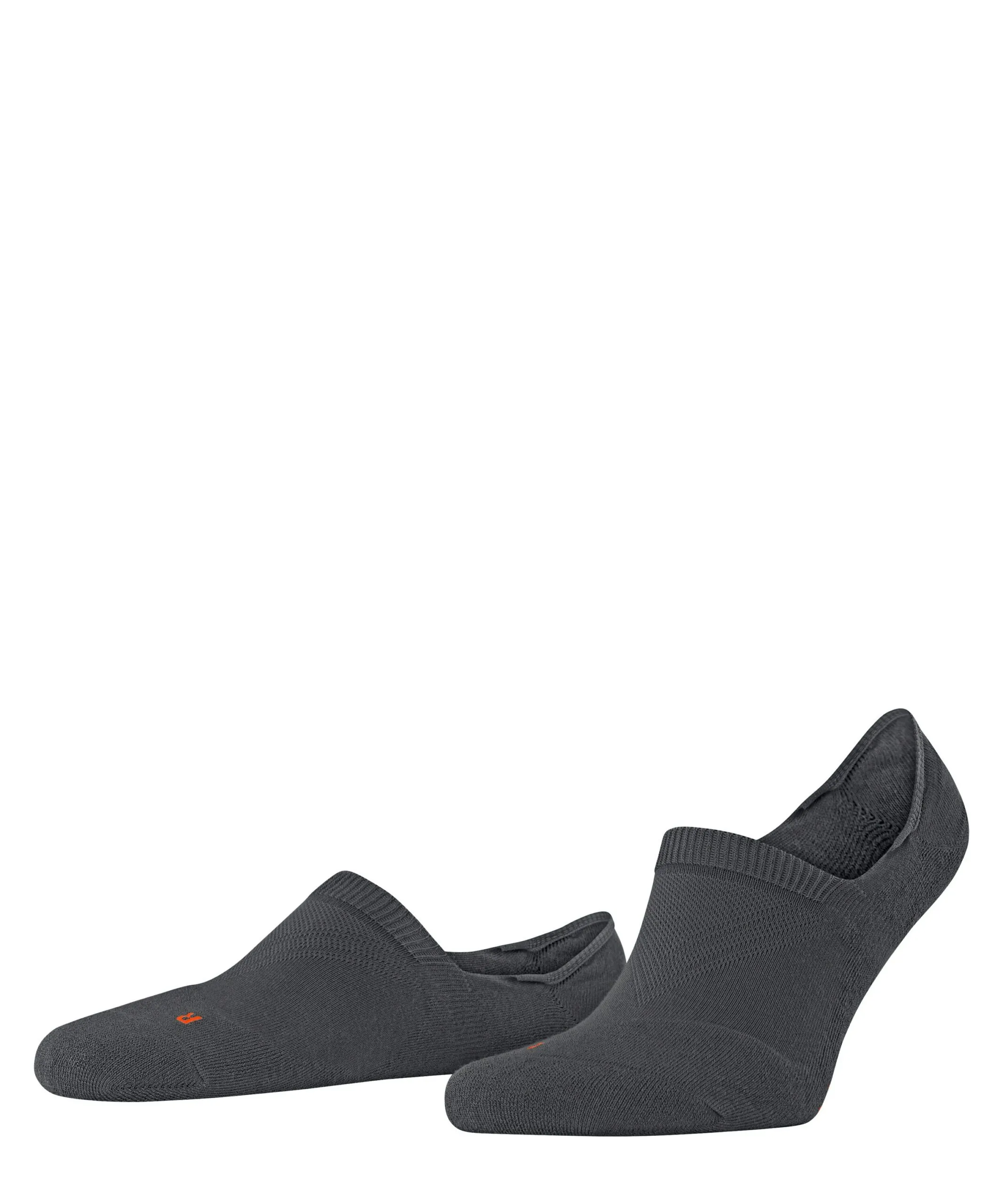 FALKE Unisex Footies High Cut Cool Kick Invisible Dark Grey