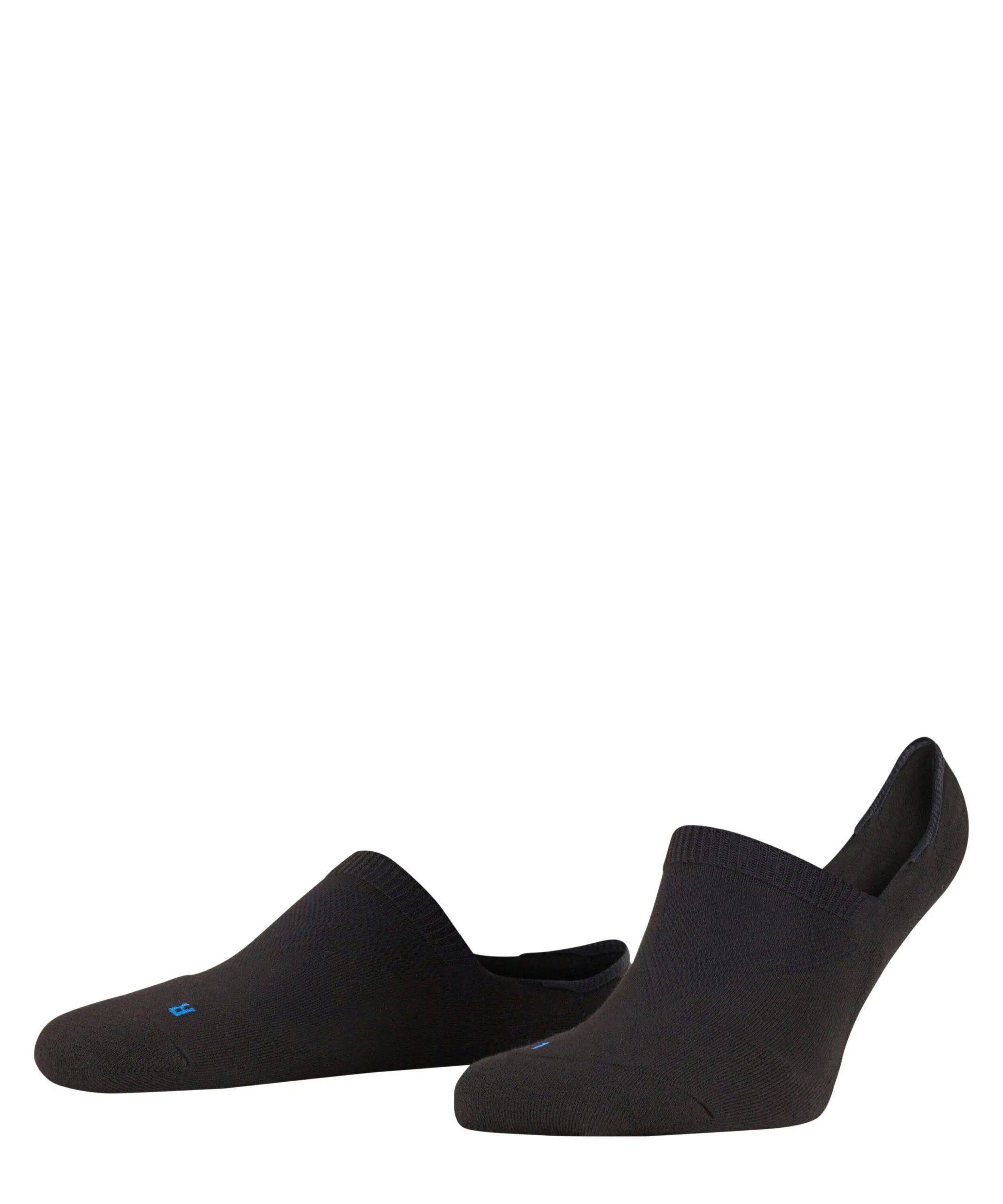 FALKE Unisex Footies High Cut Cool Kick Invisible Zwart