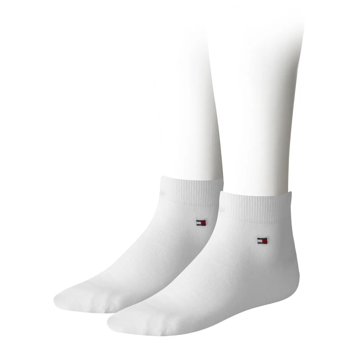 Tommy Hilfiger Quartersokken Heren 2-Pack Wit