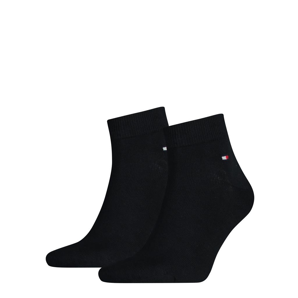 Tommy Hilfiger Quartersokken Heren 2-Pack Dark Navy