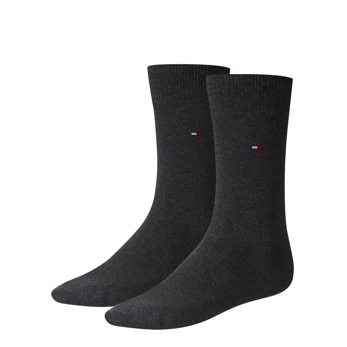 Tommy Hilfiger Herensokken Classic 2-Pack Antraciet