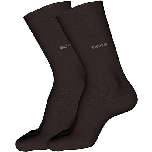 Hugo Boss Herensokken Classic 2-Pack Bruin