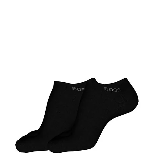 Hugo Boss Heren Sneakersokken 2-Pack Zwart