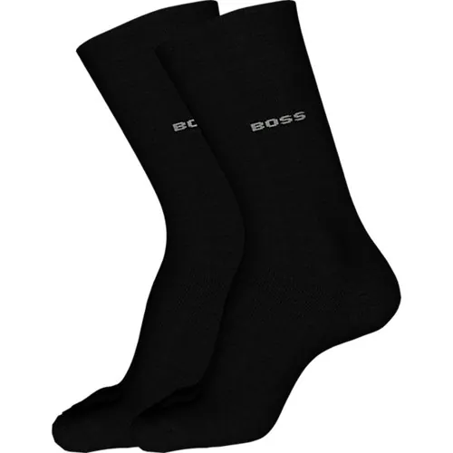 Hugo Boss Herensokken Classic Bamboo 2-Pack Zwart