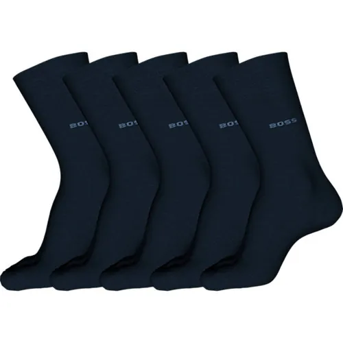 Hugo Boss Herensokken Classic 5-Pack Dark Navy