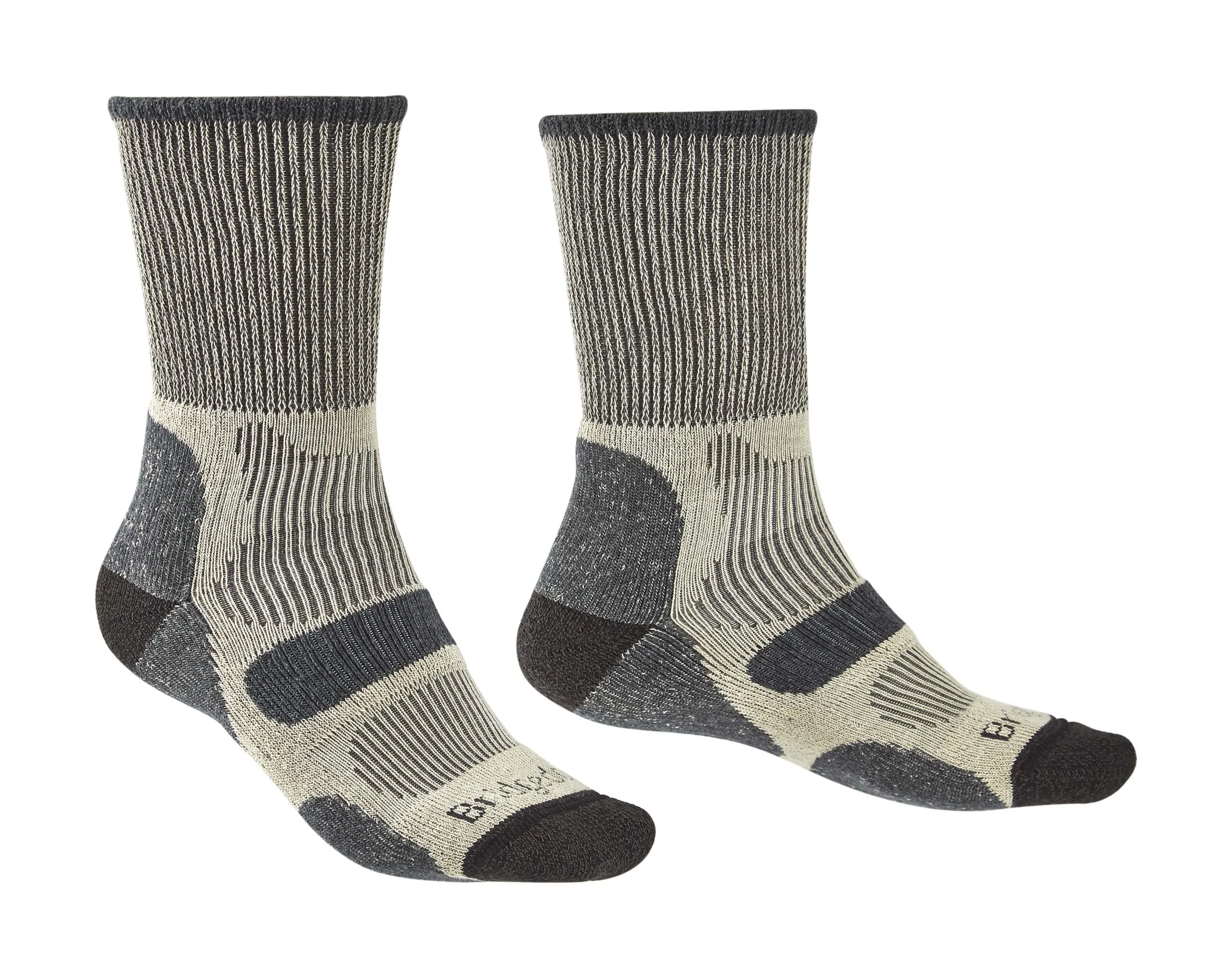 Bridgedale Heren Wandelsokken Lightweight Coolmax Antraciet
