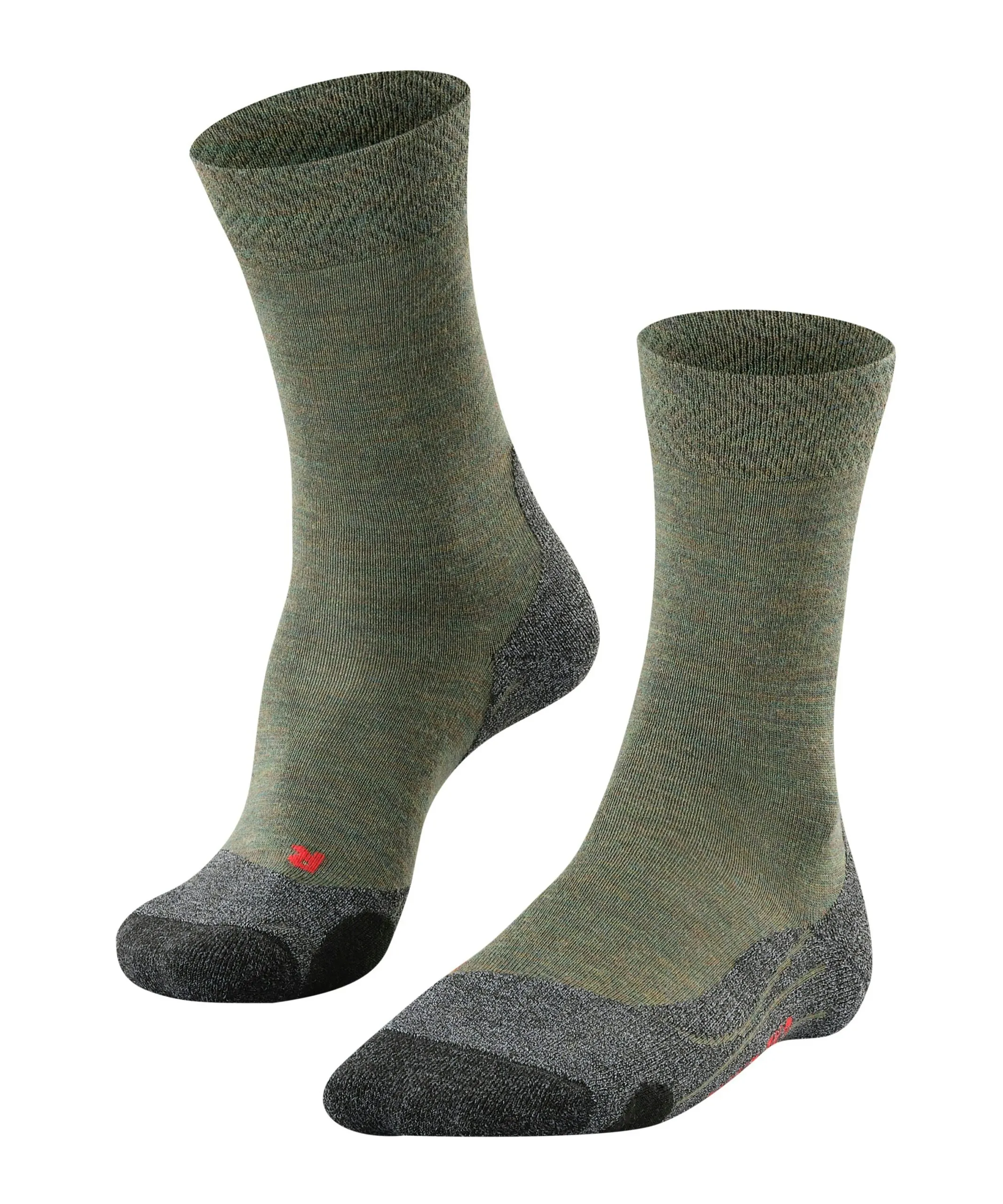FALKE Heren Wandelsokken TK2 Melange Ivy Green