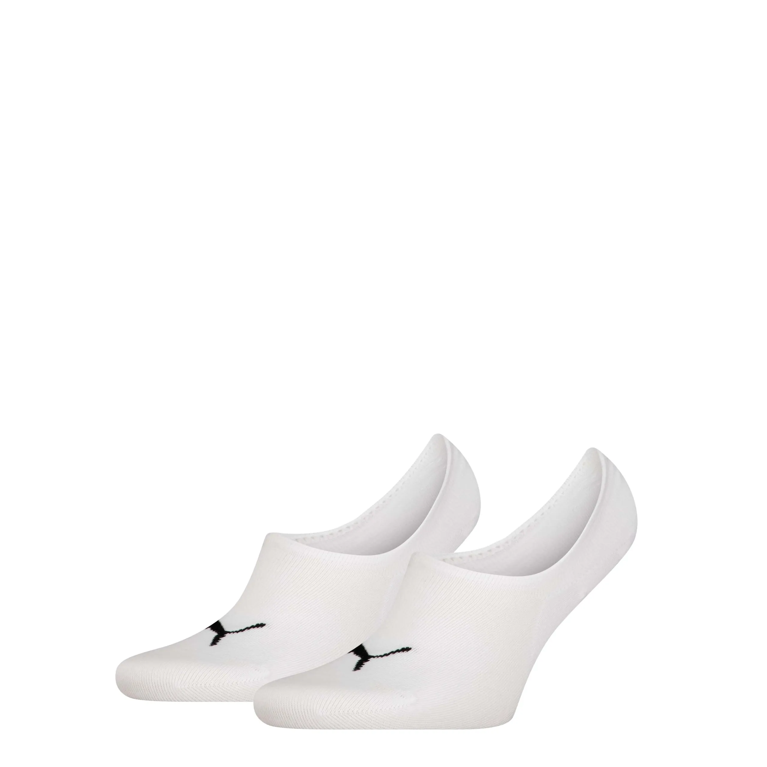 PUMA Unisex Footies High Cut 2-Pack Wit